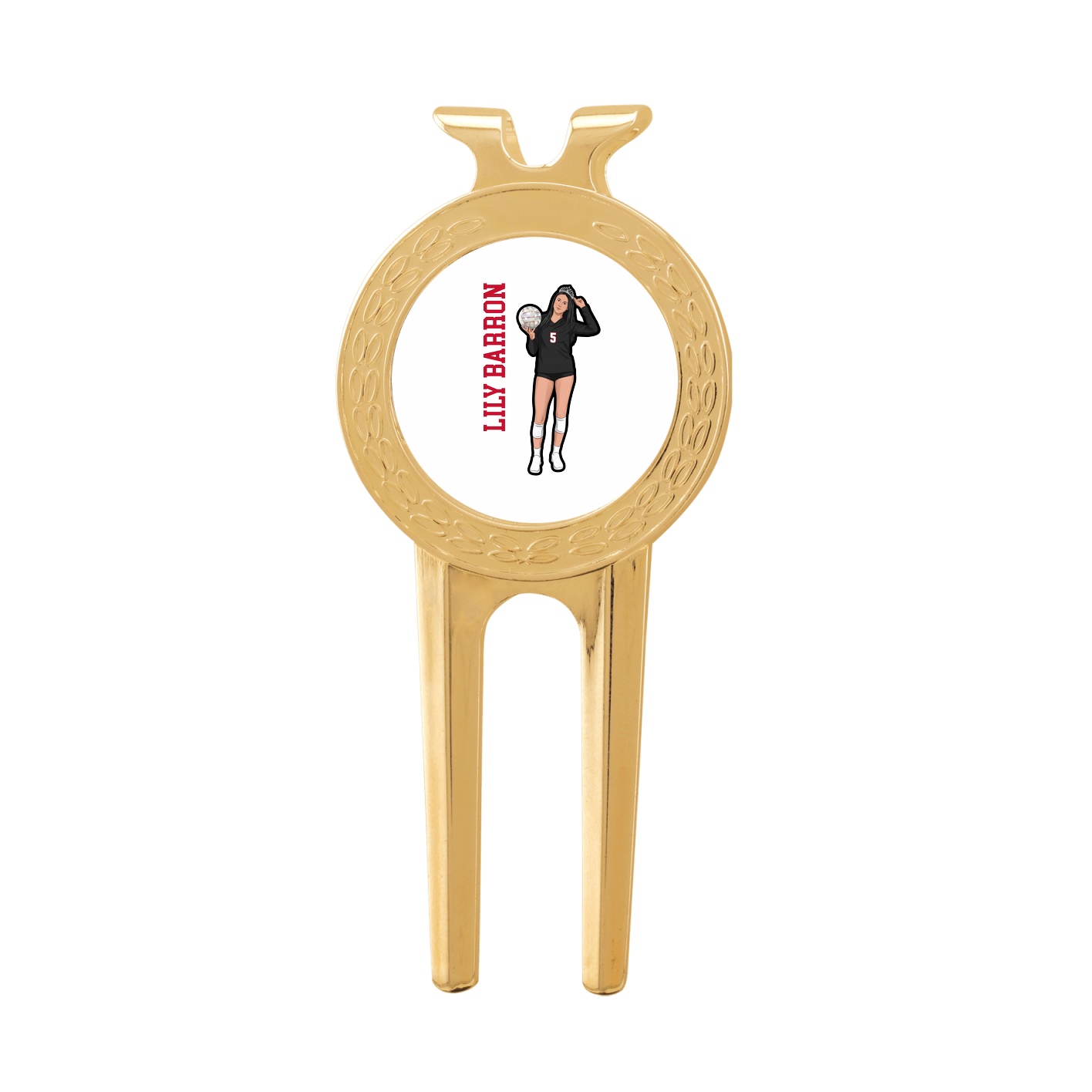 Divot Tool with Ball Marker — Name Vertical in Classic
