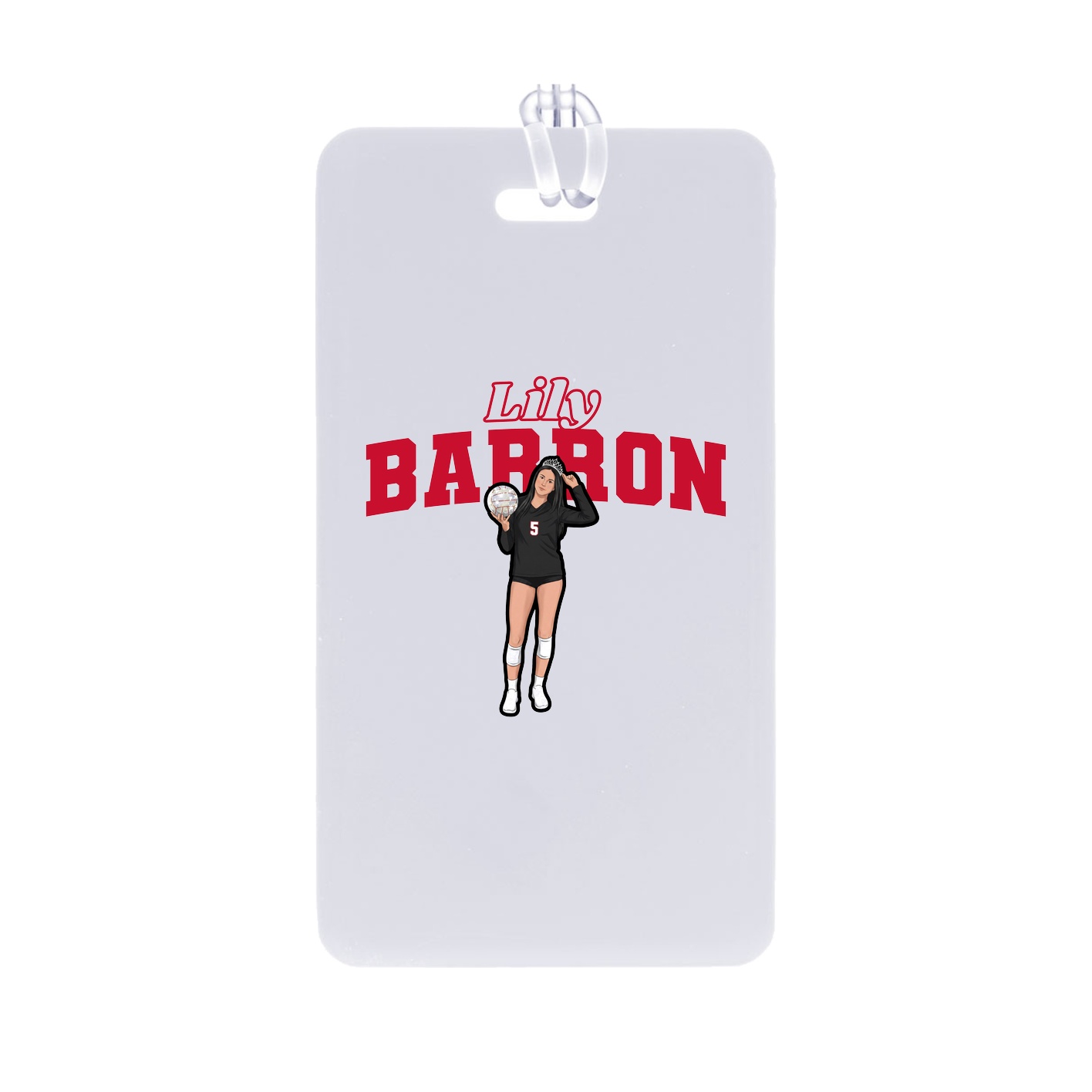 Bag Tag — Name Arch in Classic