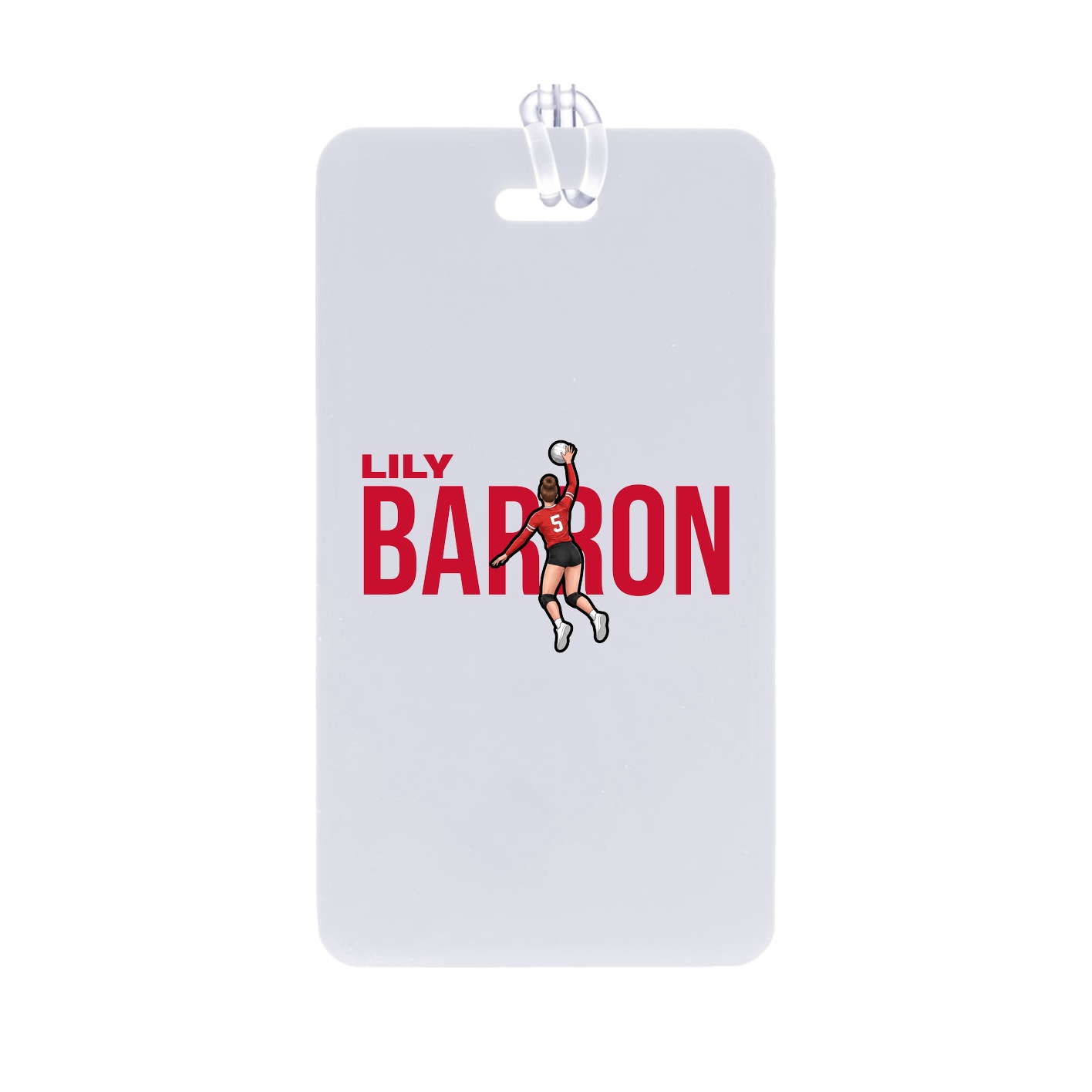 Bag Tag — Player Name in Classic