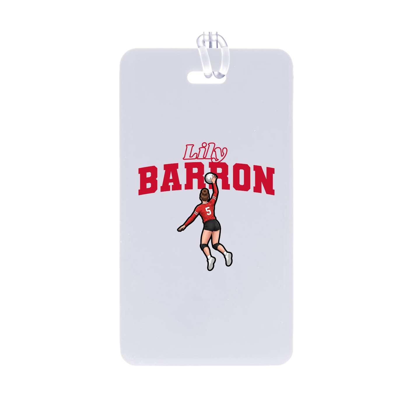 Bag Tag — Name Arch in Classic