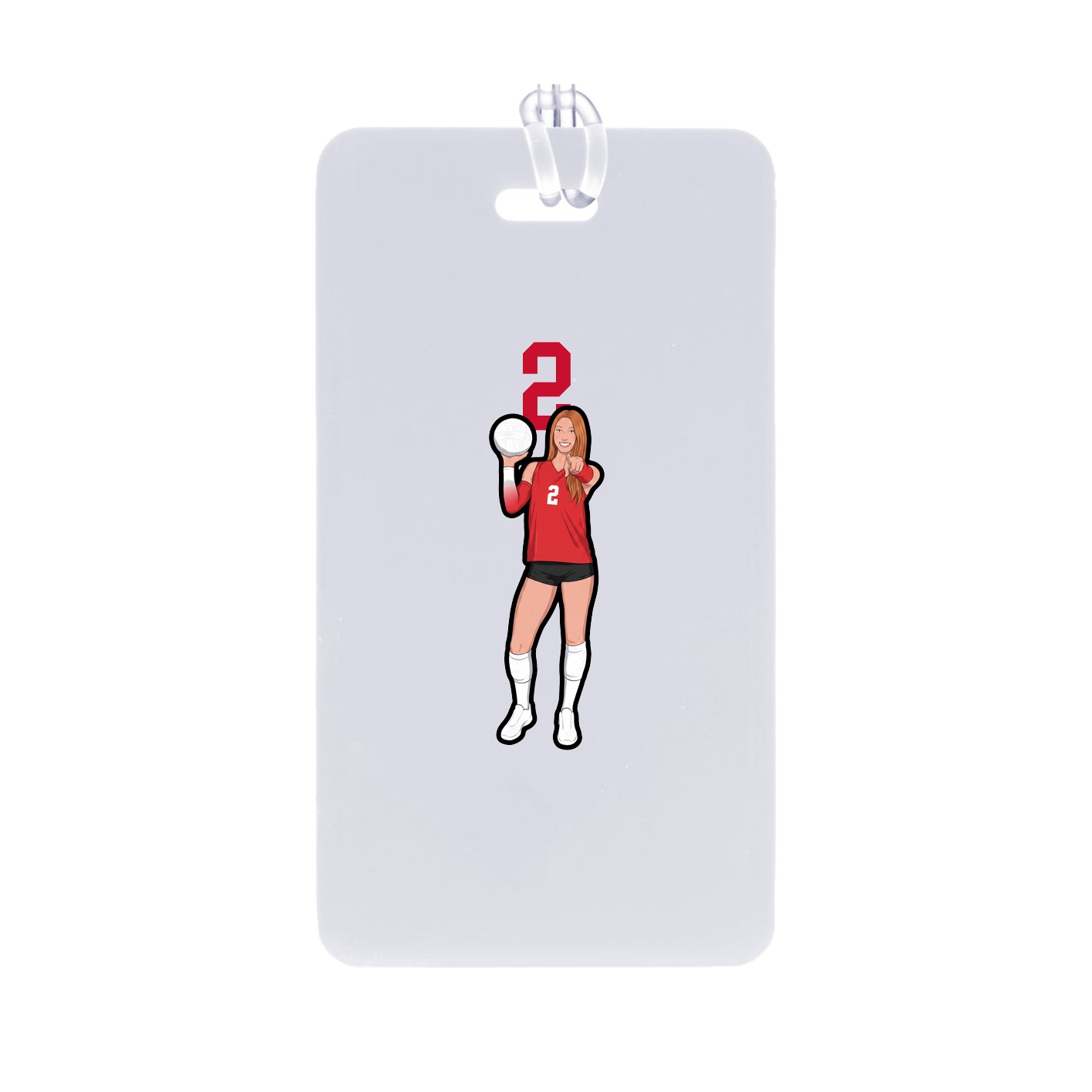Bag Tag — Number Top in Classic
