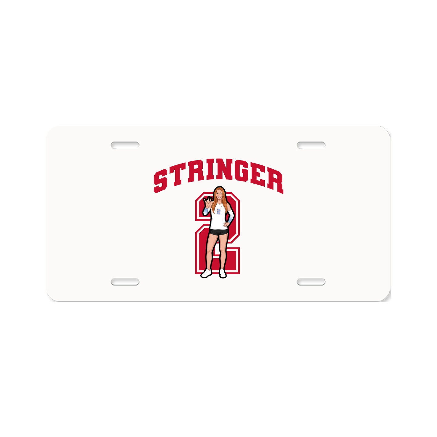 License Plate — Number in Classic