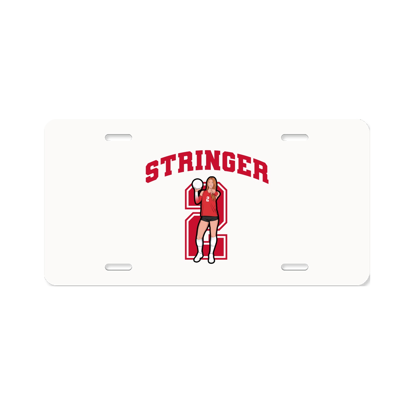 License Plate — Number in Classic