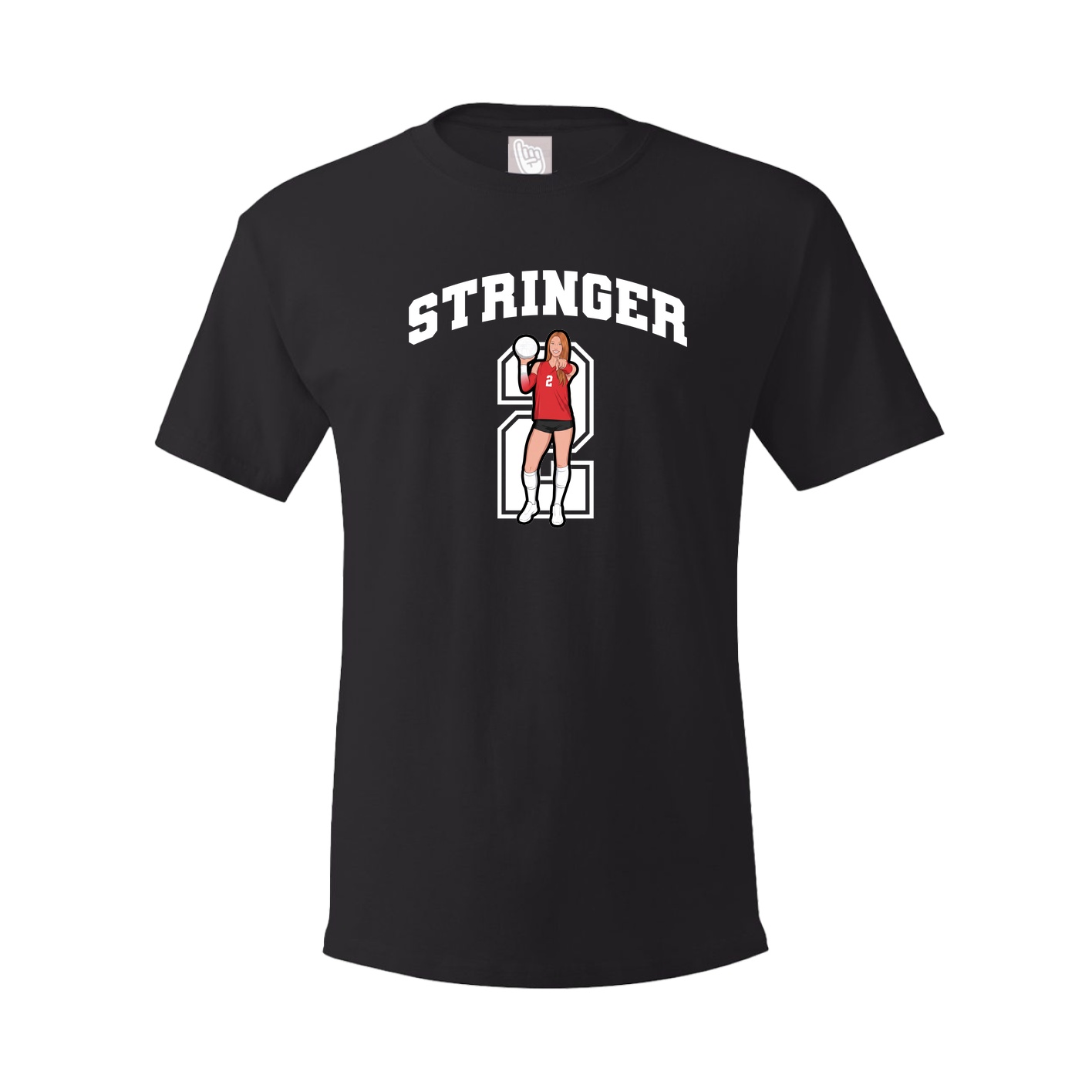 Youth Tee — Number in Black