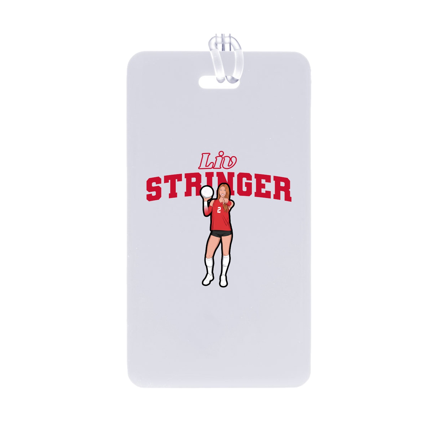 Bag Tag — Name Arch in Classic