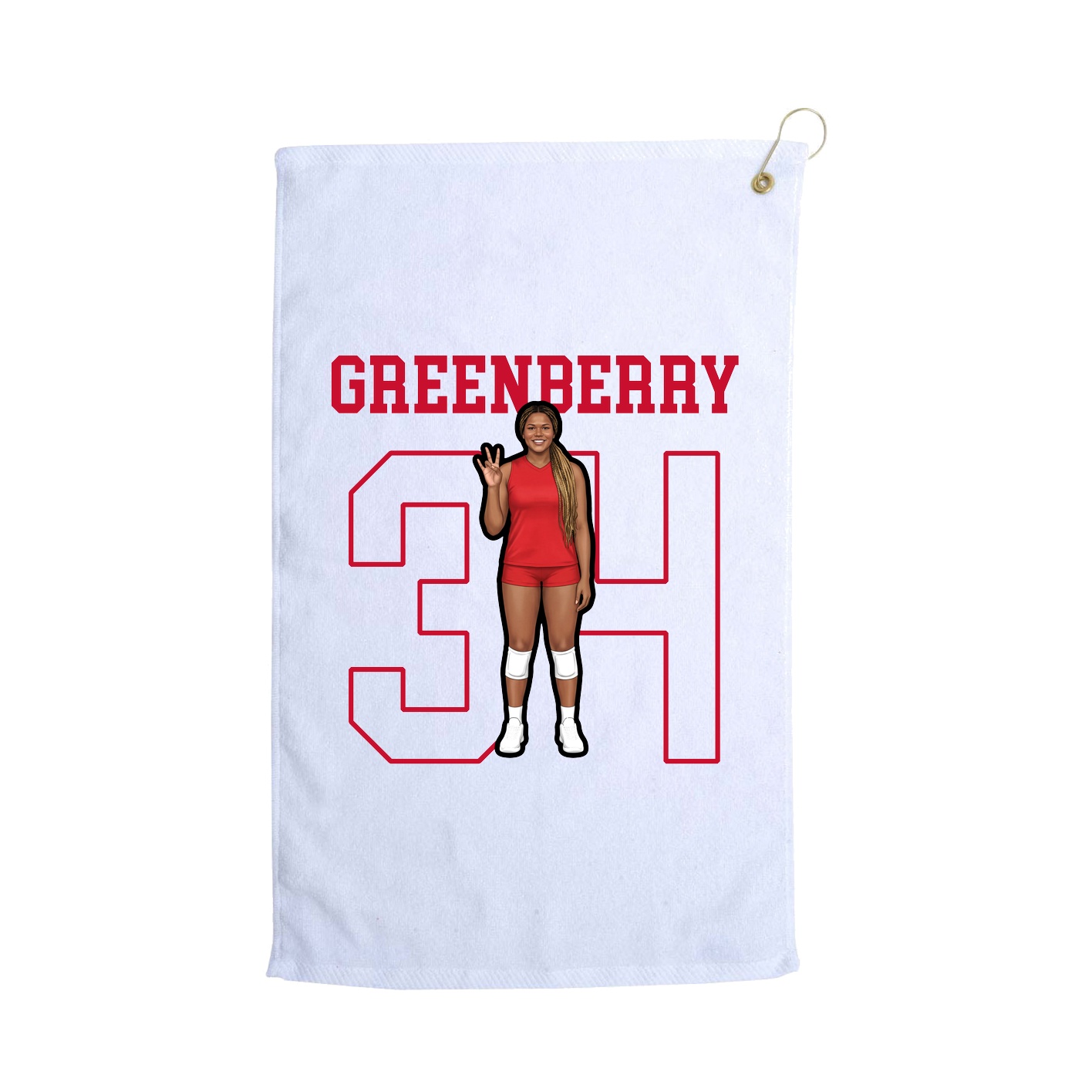 Terry Velour Golf Towel