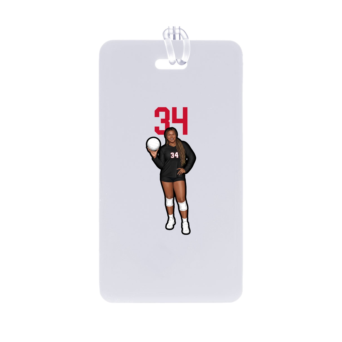 Bag Tag — Number Top in Classic