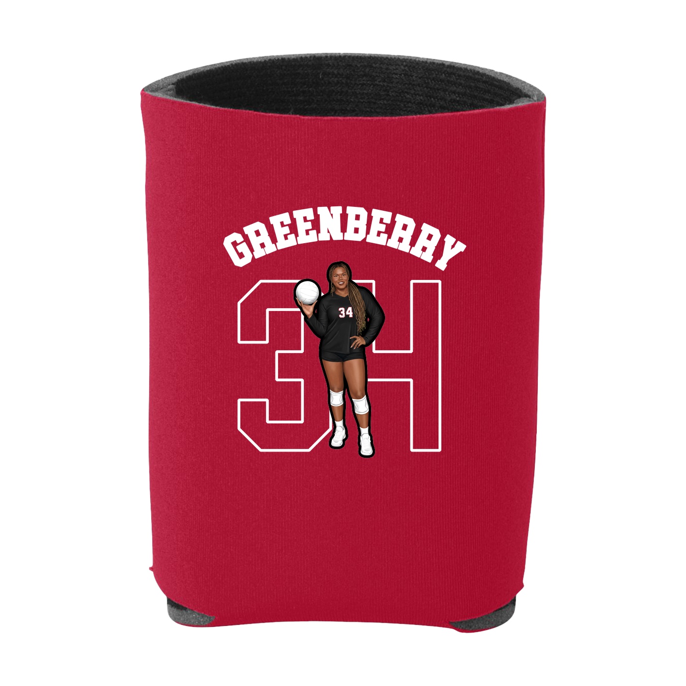 Can Holder — Shirsey Arch in Red