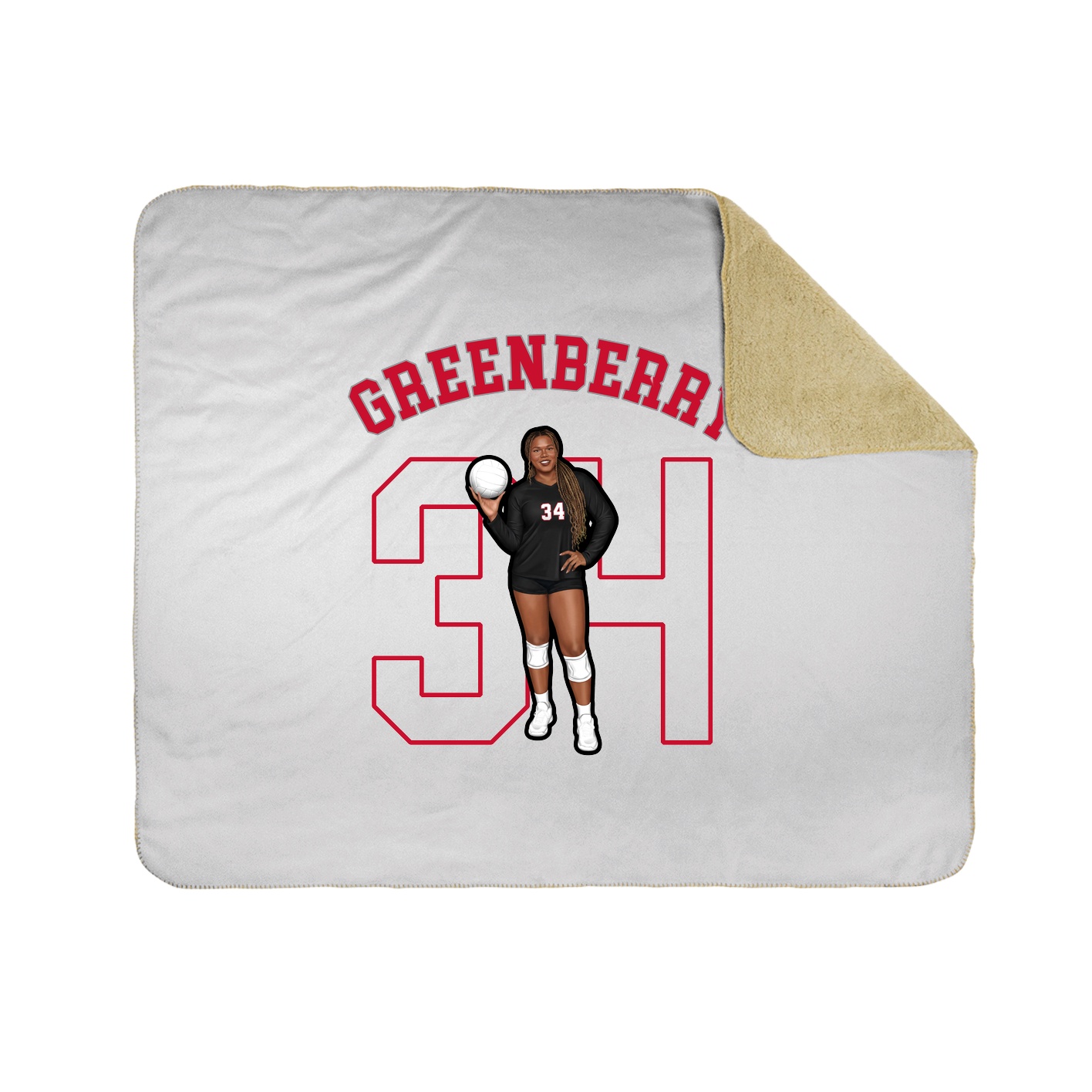 Throw Blanket — Shirsey Arch in White