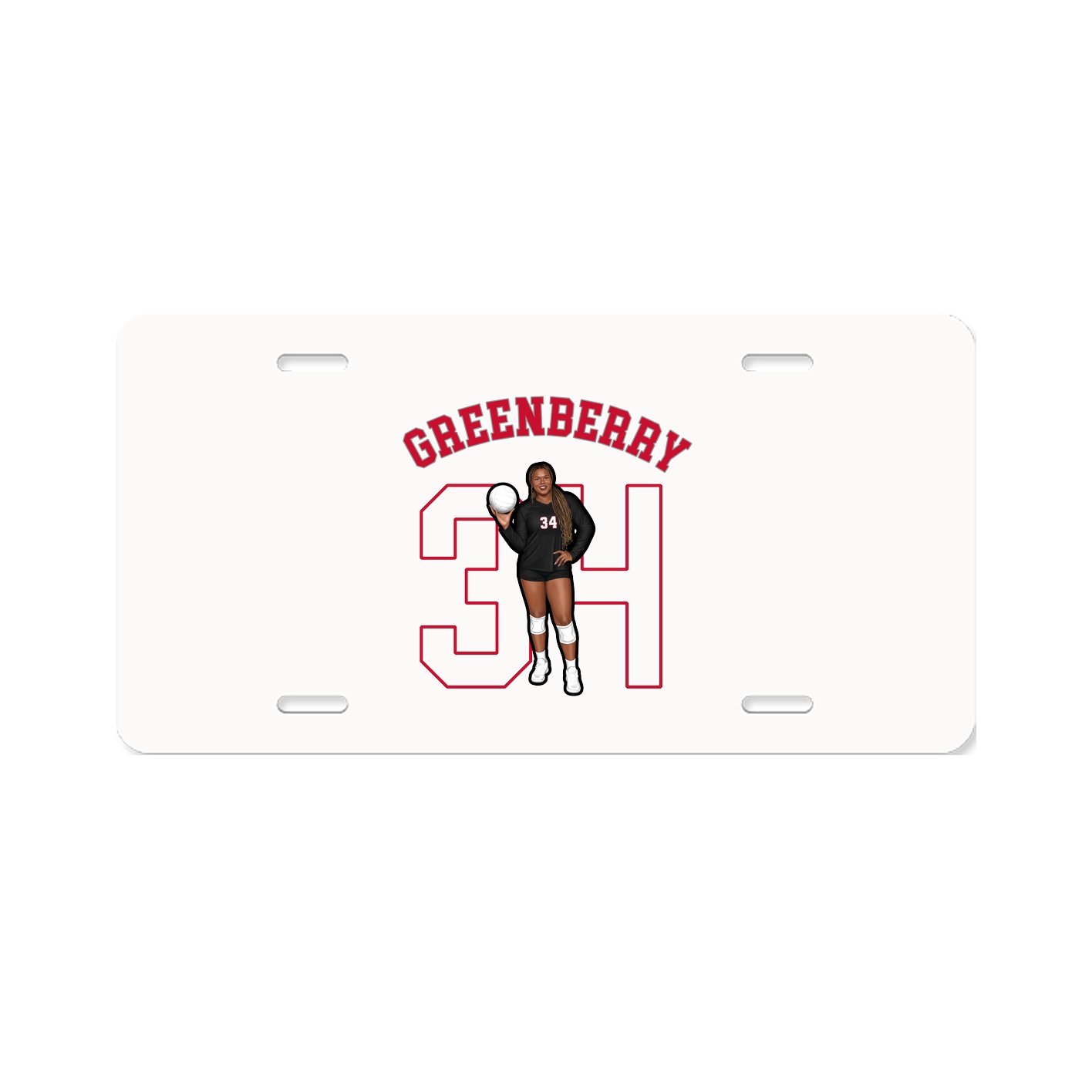 License Plate — Shirsey Arch in Classic