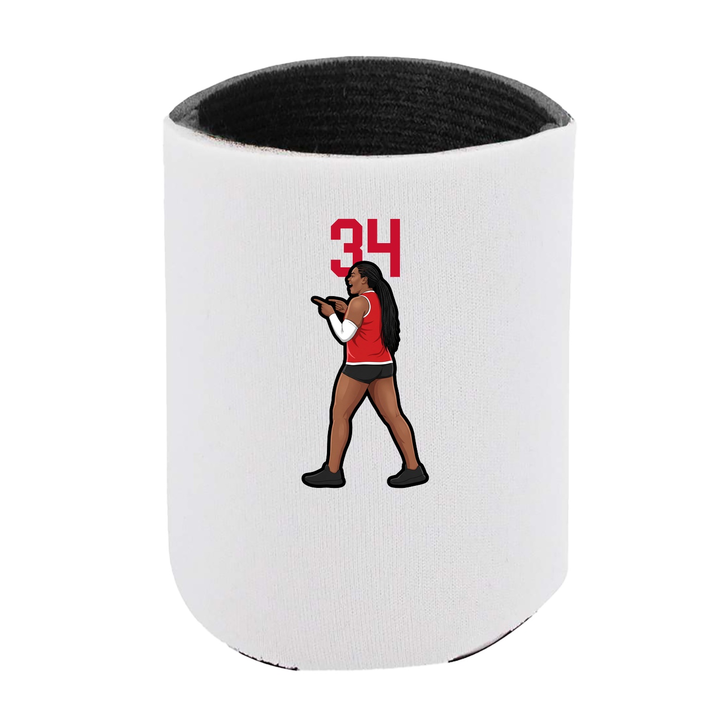 Can Holder — Number Top in White