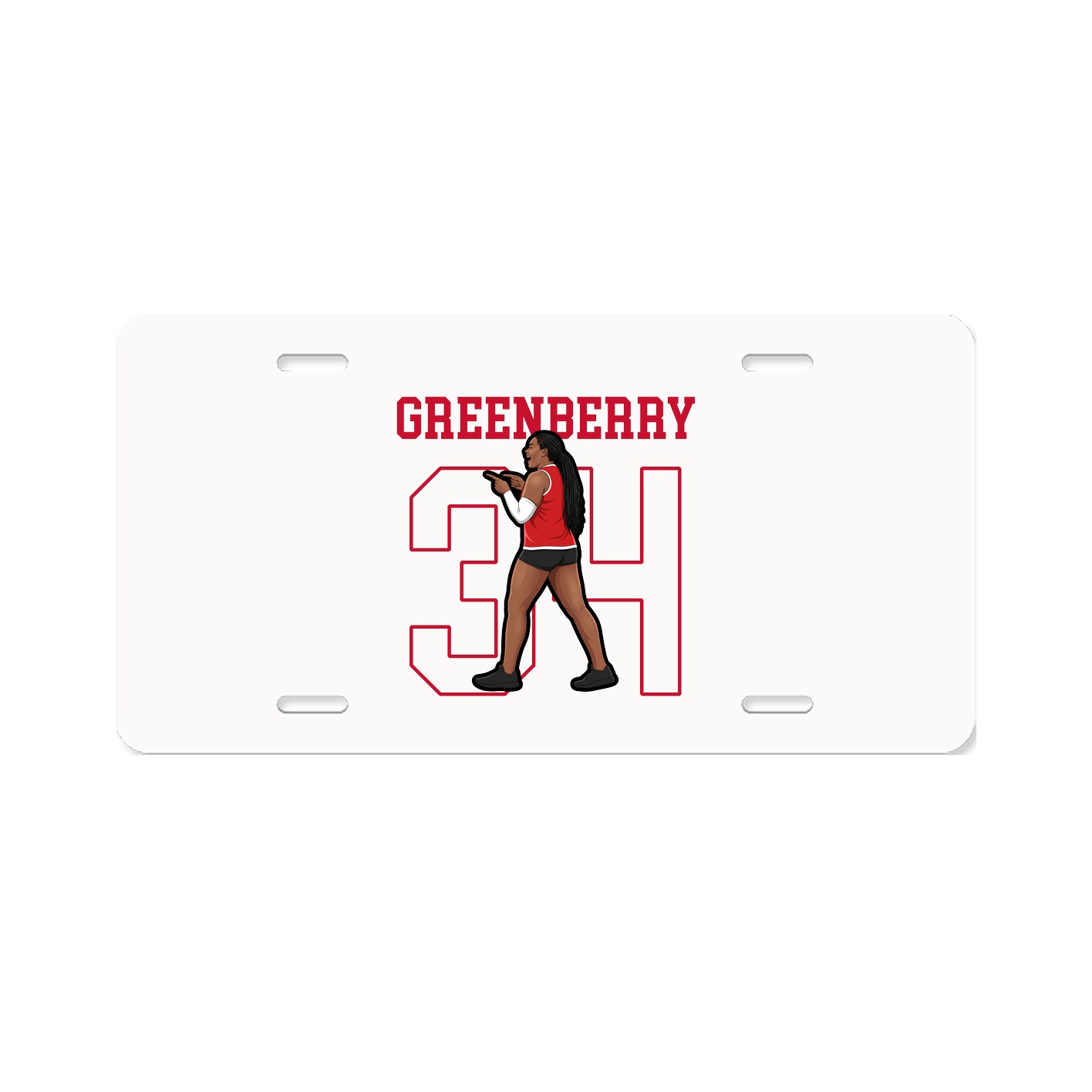 License Plate — Shirsey in Classic