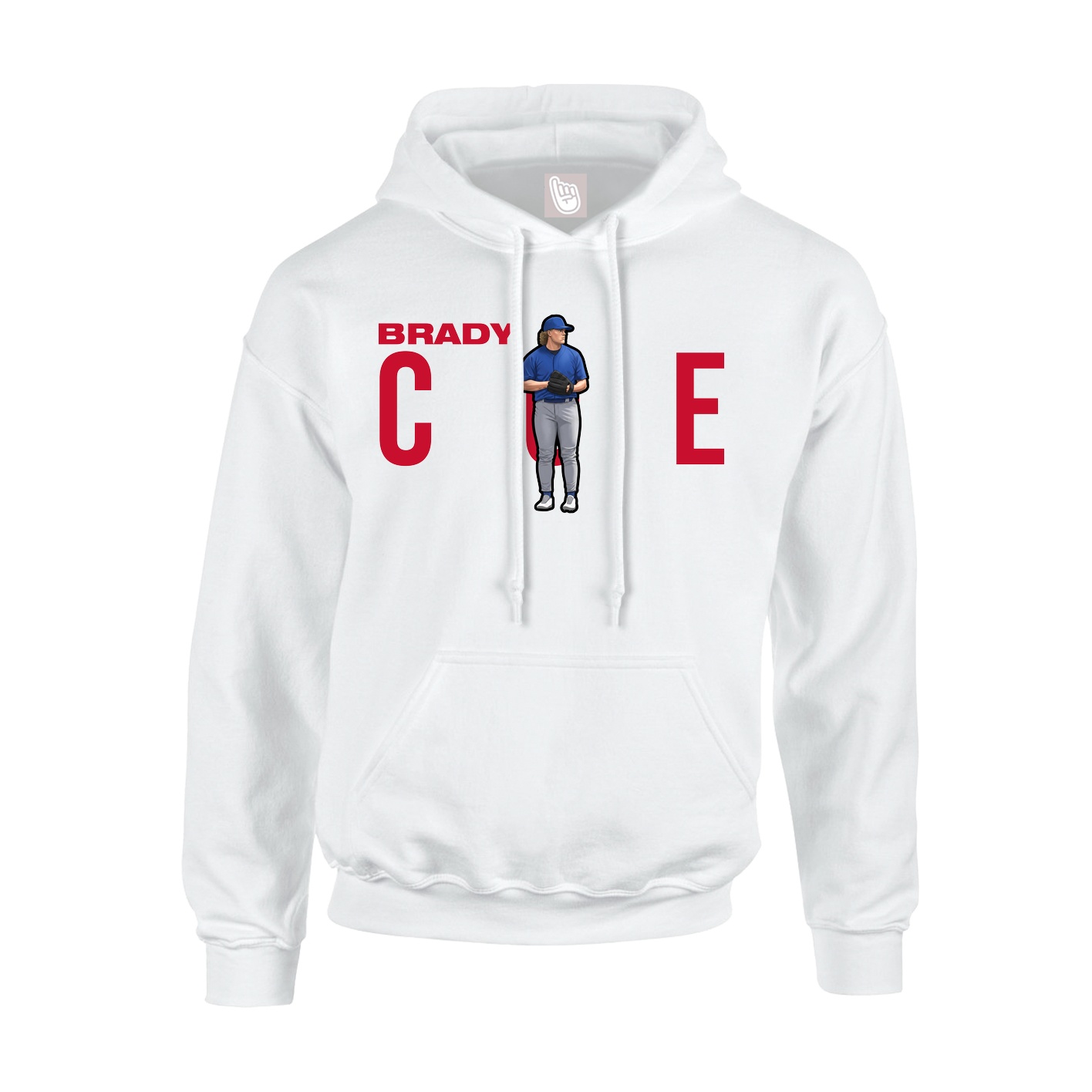 Hoodie — Player Name in White