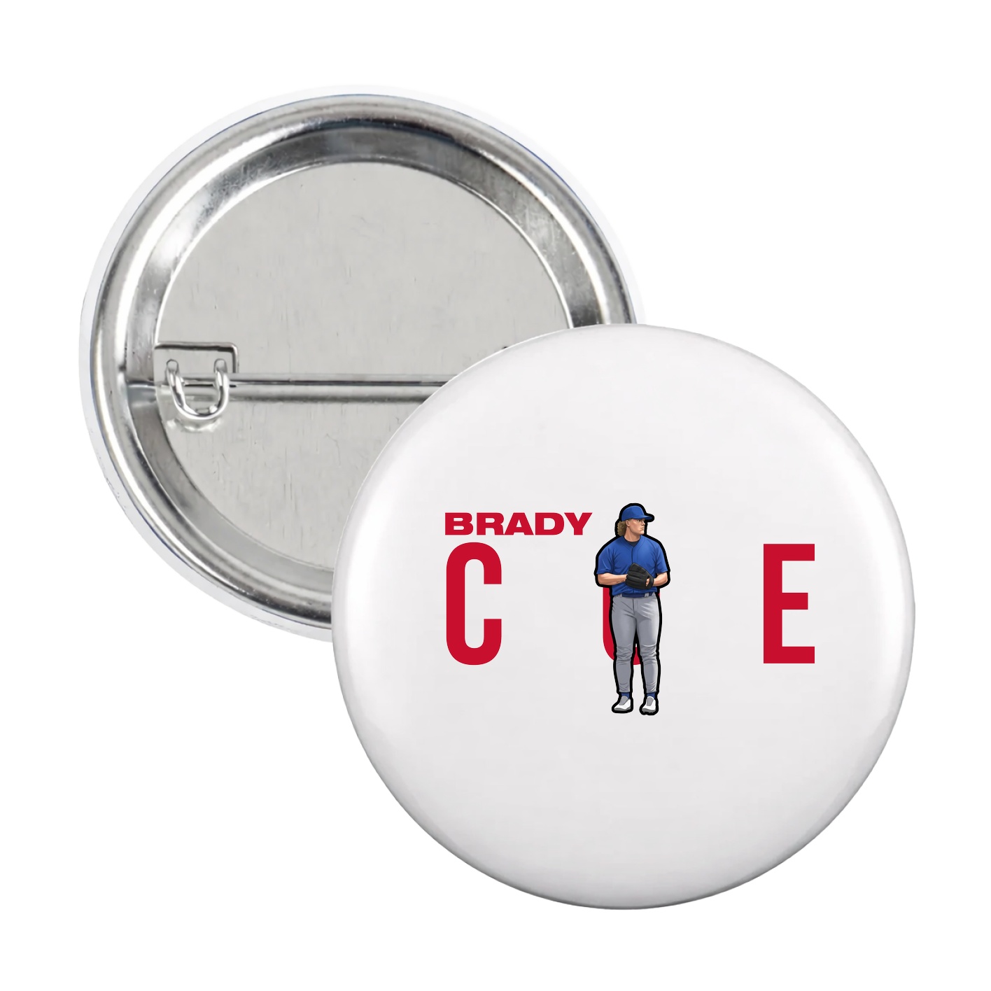 Game Day Button — Player Name in White