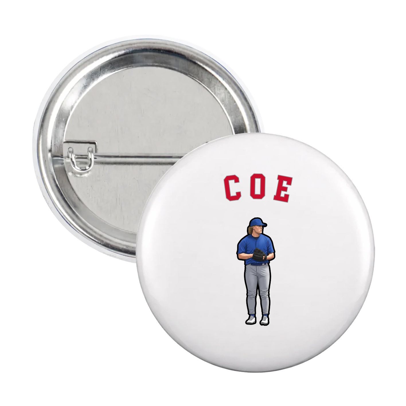 Game Day Button — Shirsey Arch in White