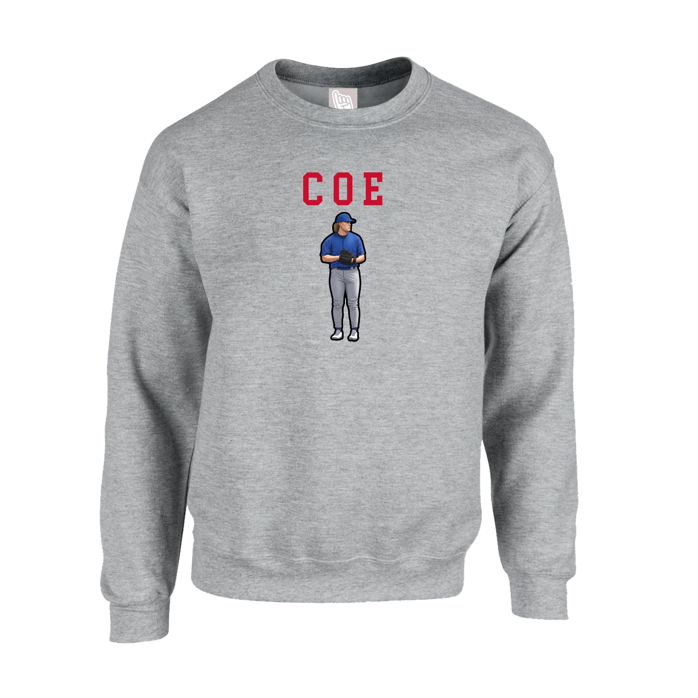 Fleece Crew — Shirsey in Grey