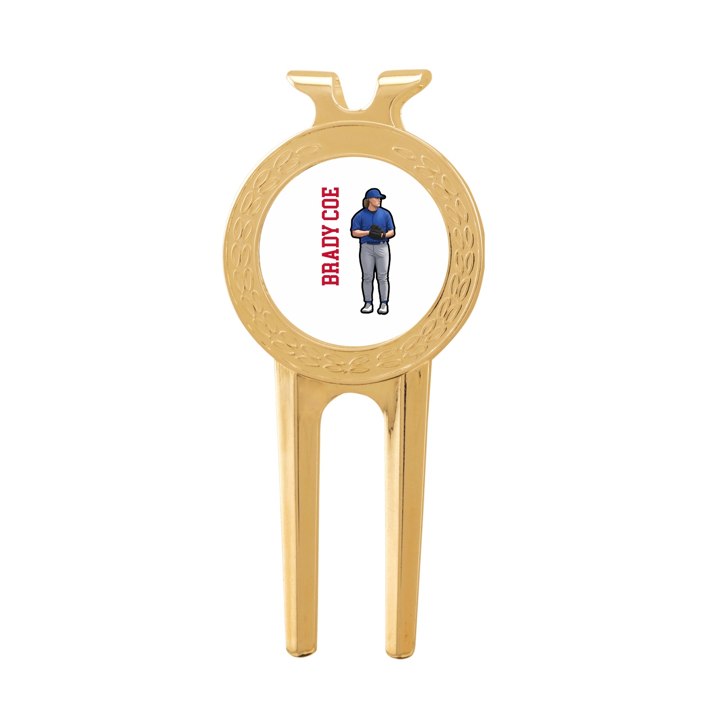 Divot Tool with Ball Marker — Name Vertical in Classic