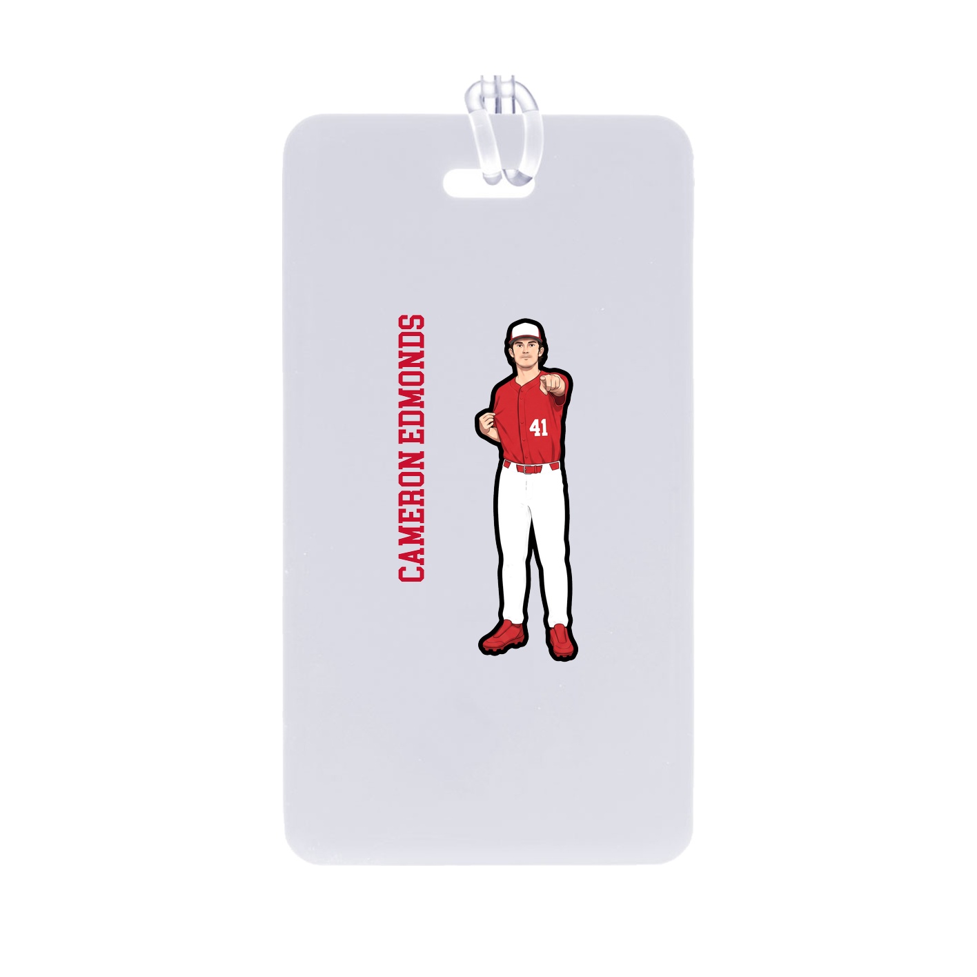 Bag Tag — Name Vertical in Classic