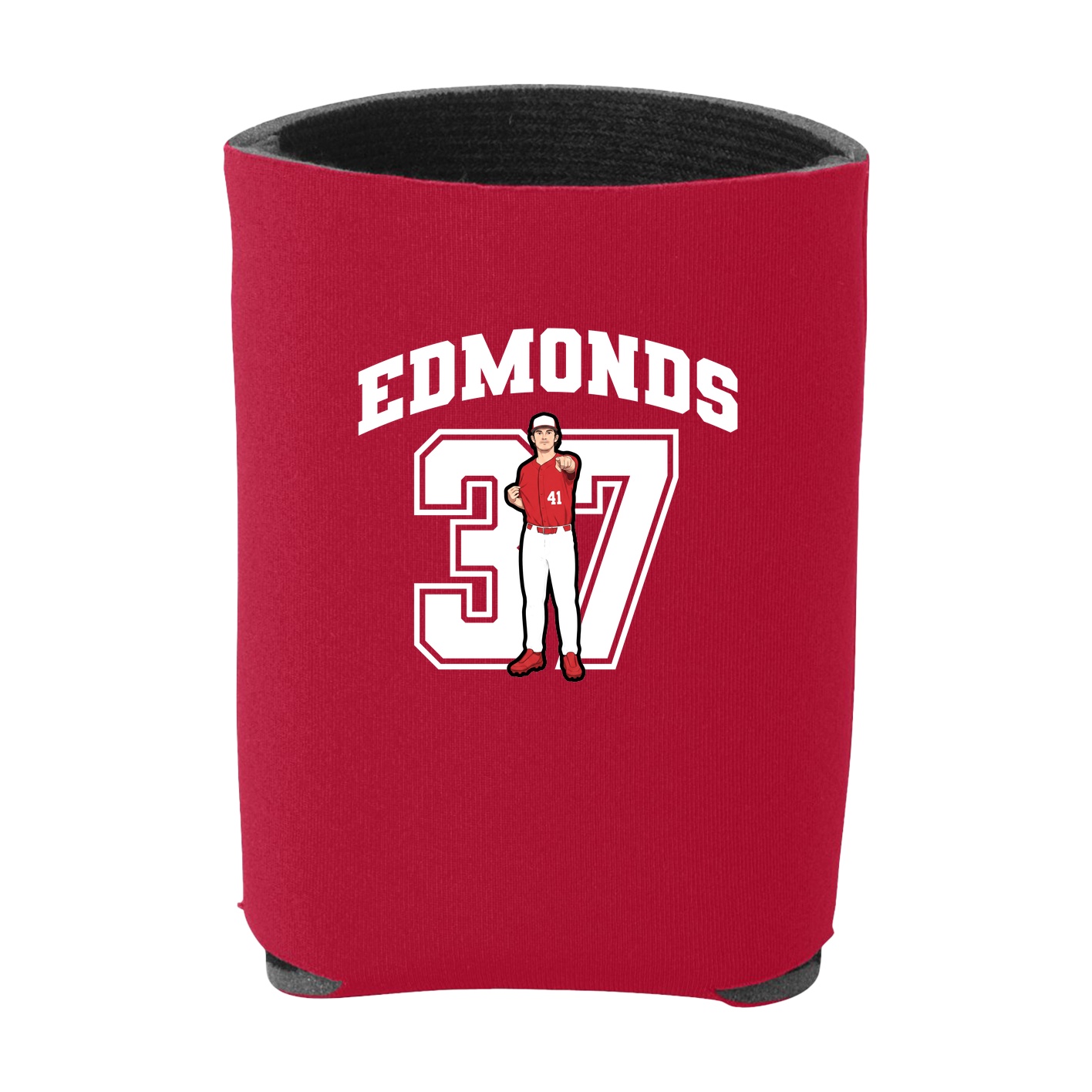 Can Holder — Number in Red