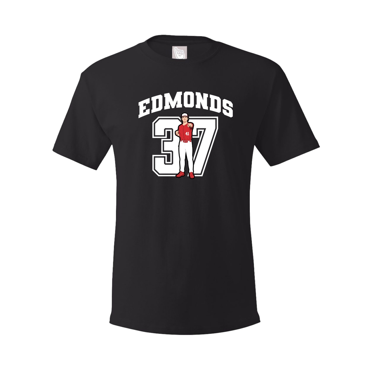 Youth Tee — Number in Black