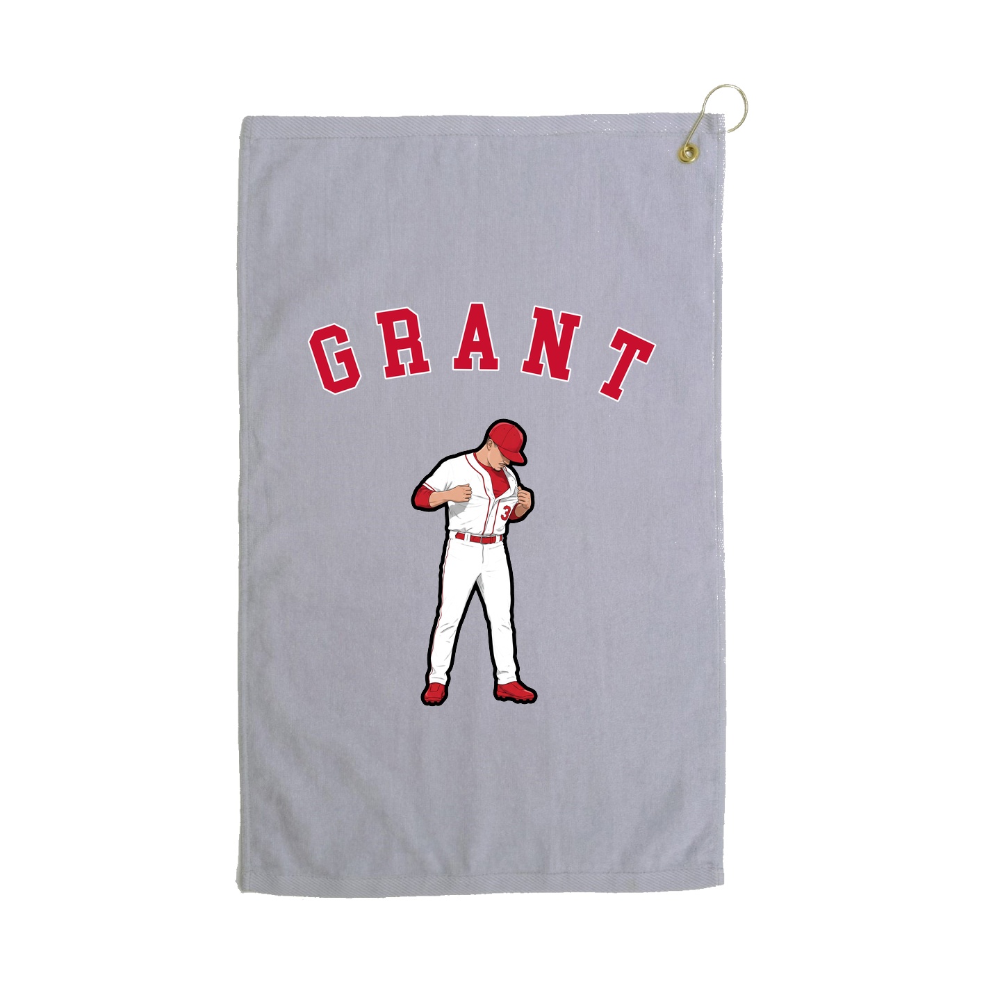 Golf Towel — Shirsey Arch in Grey