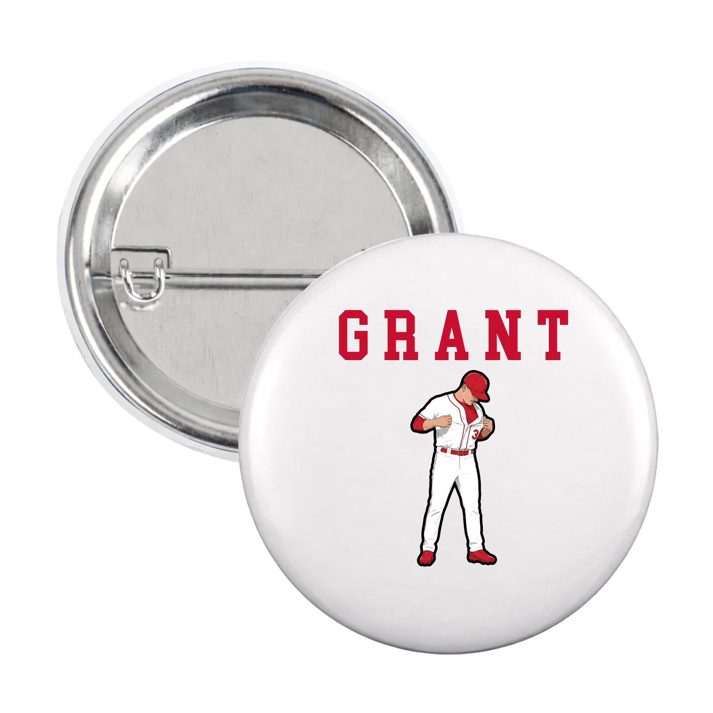 Game Day Button — Shirsey in White
