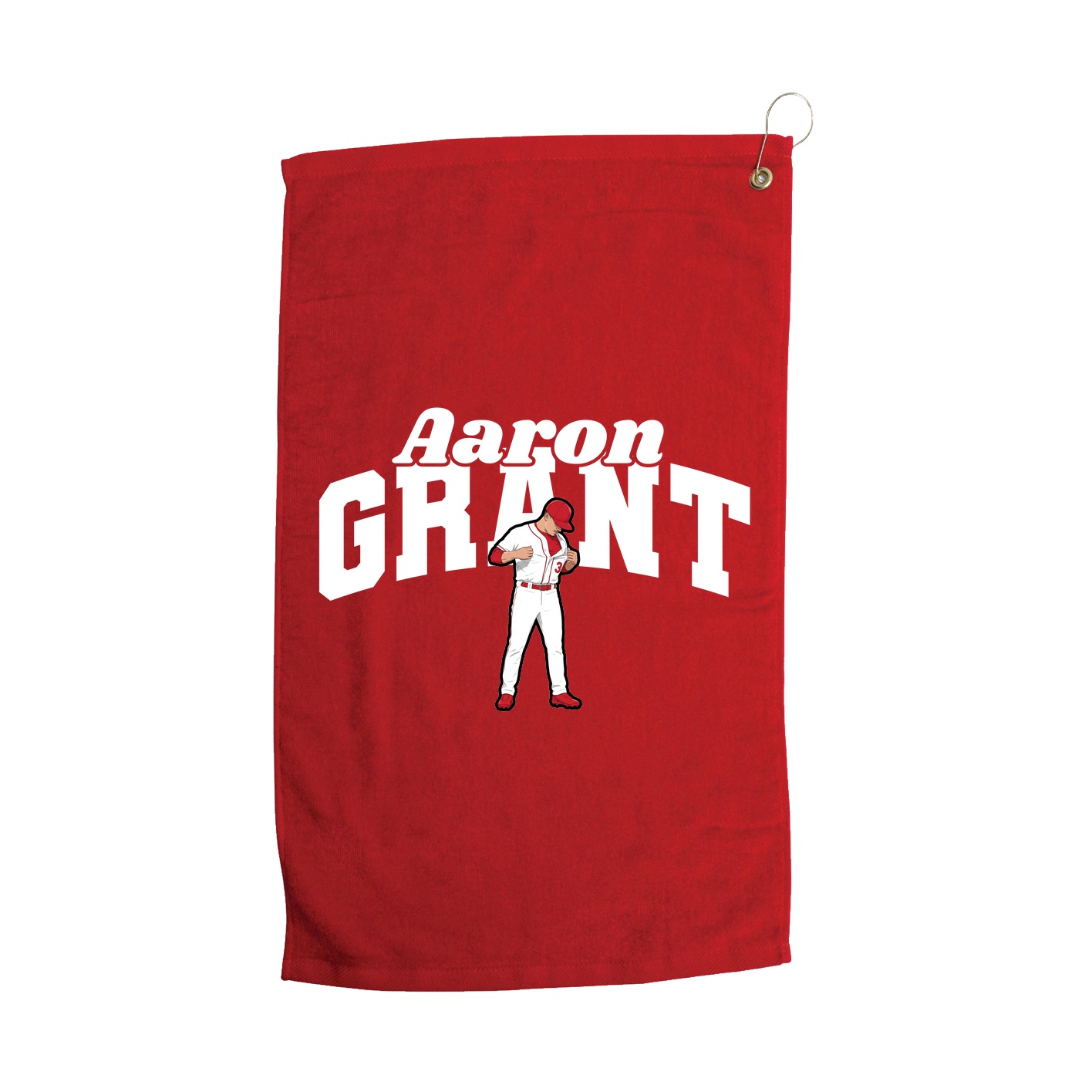 Golf Towel — Signature Arch in Red
