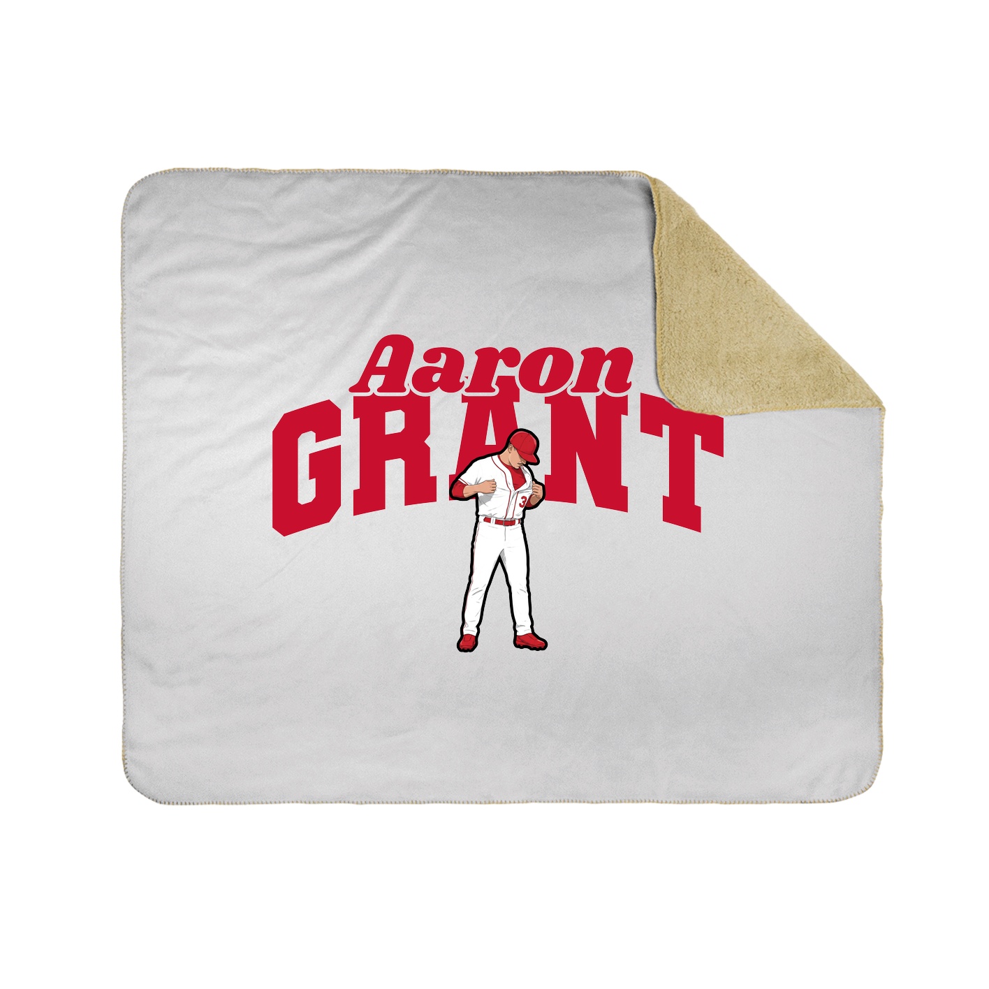 Throw Blanket — Signature Arch in White