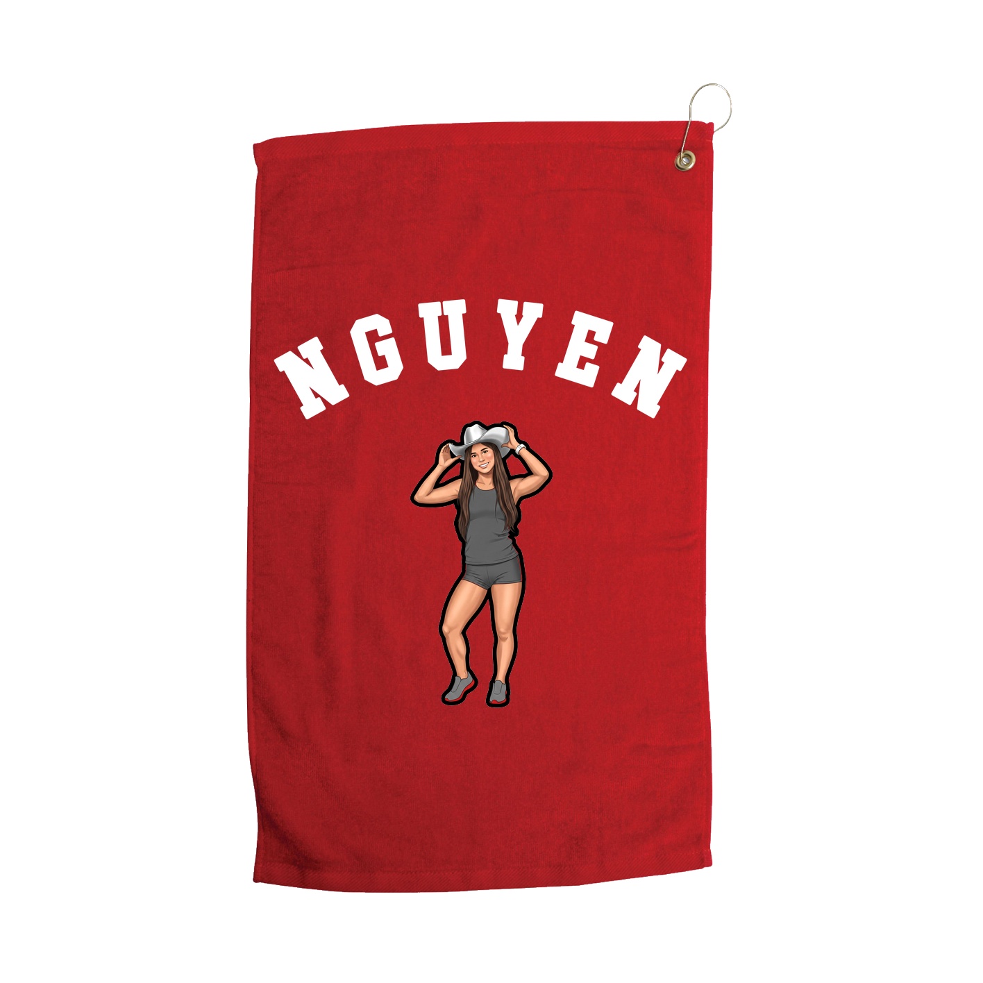Golf Towel — Shirsey Arch in Red