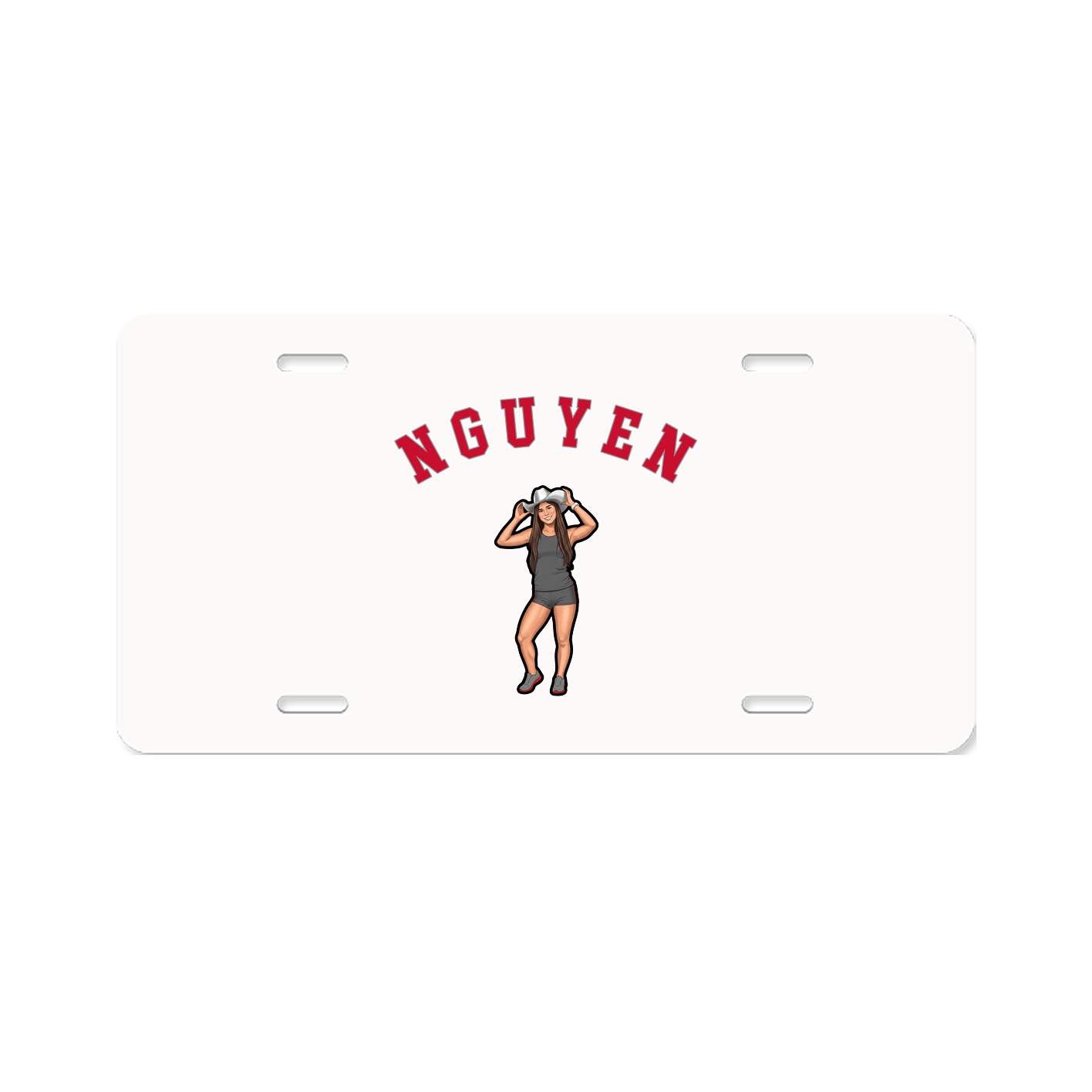 License Plate — Shirsey Arch in Classic