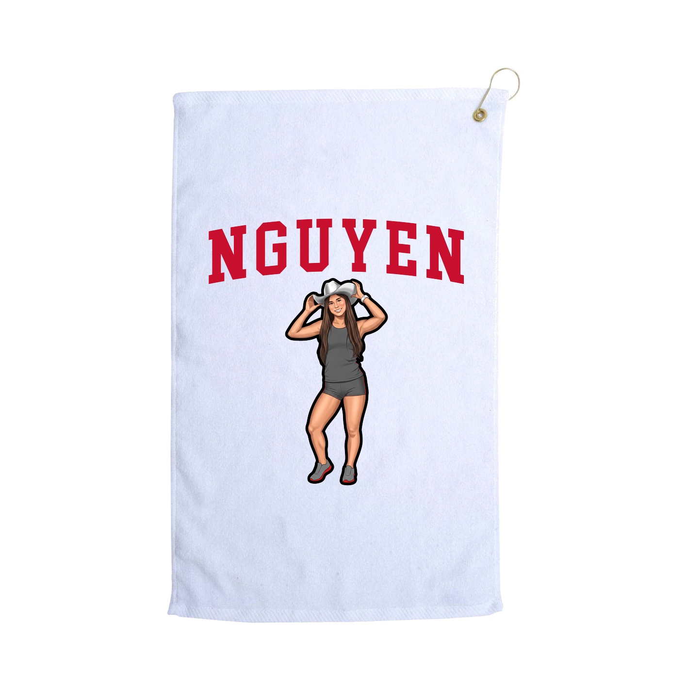 Golf Towel — Shirsey in White