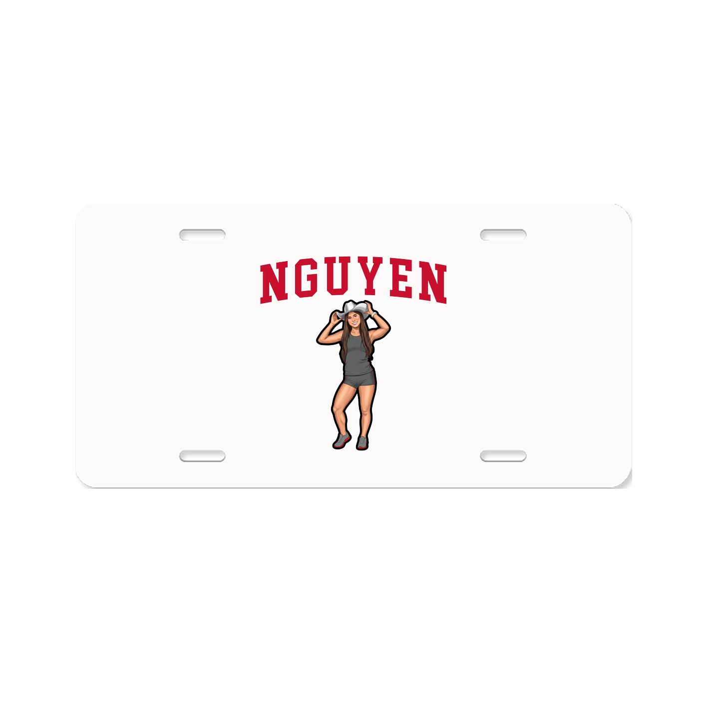 License Plate — Shirsey in Classic