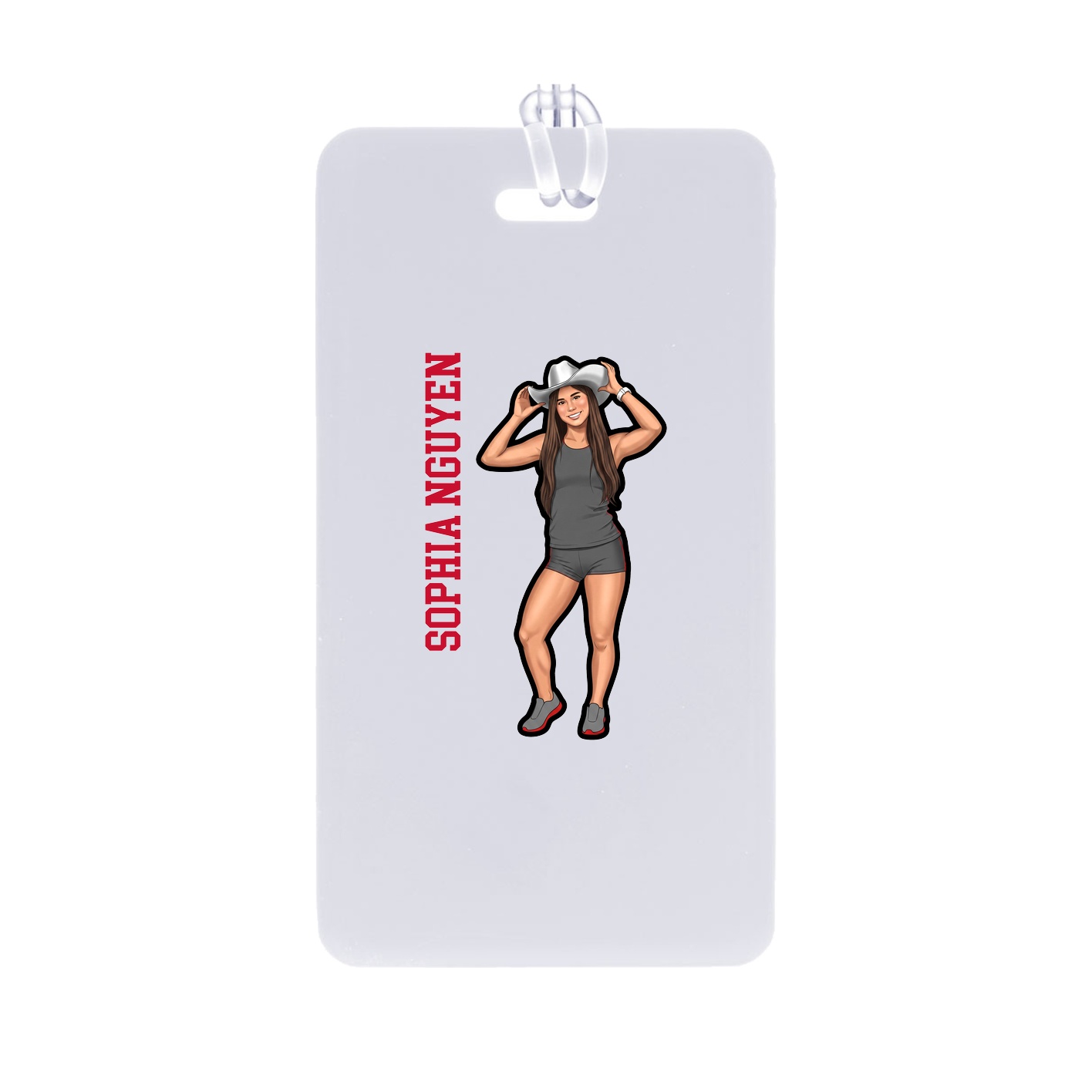 Bag Tag — Name Vertical in Classic
