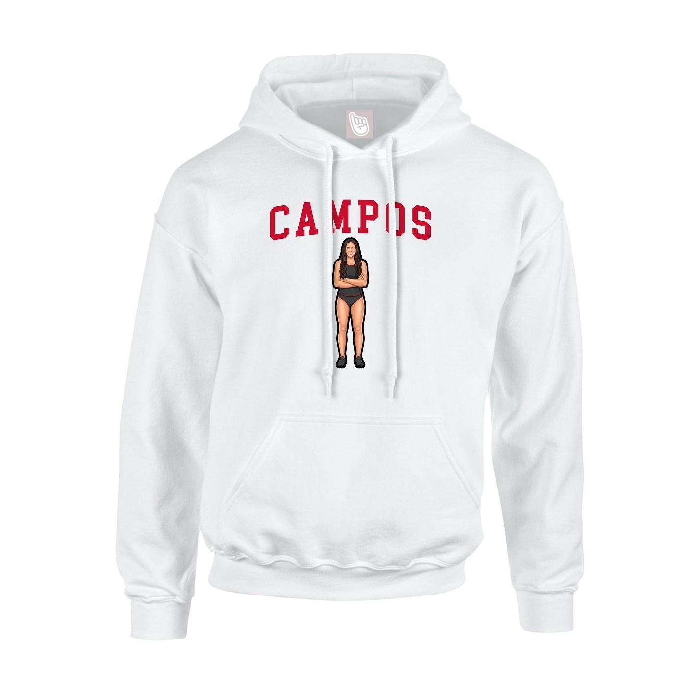 Hoodie — Shirsey in White