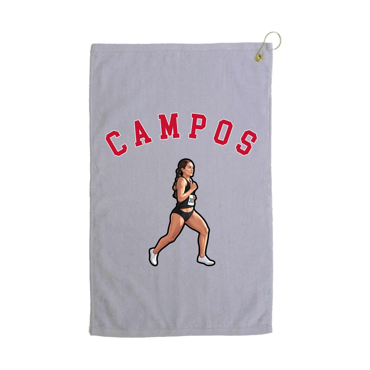 Golf Towel — Shirsey Arch in Grey