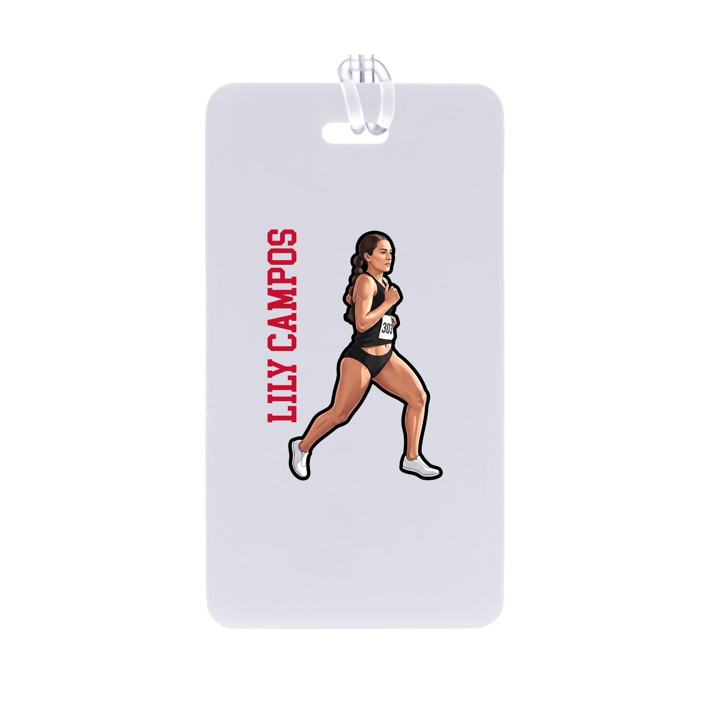 Bag Tag — Name Vertical in Classic