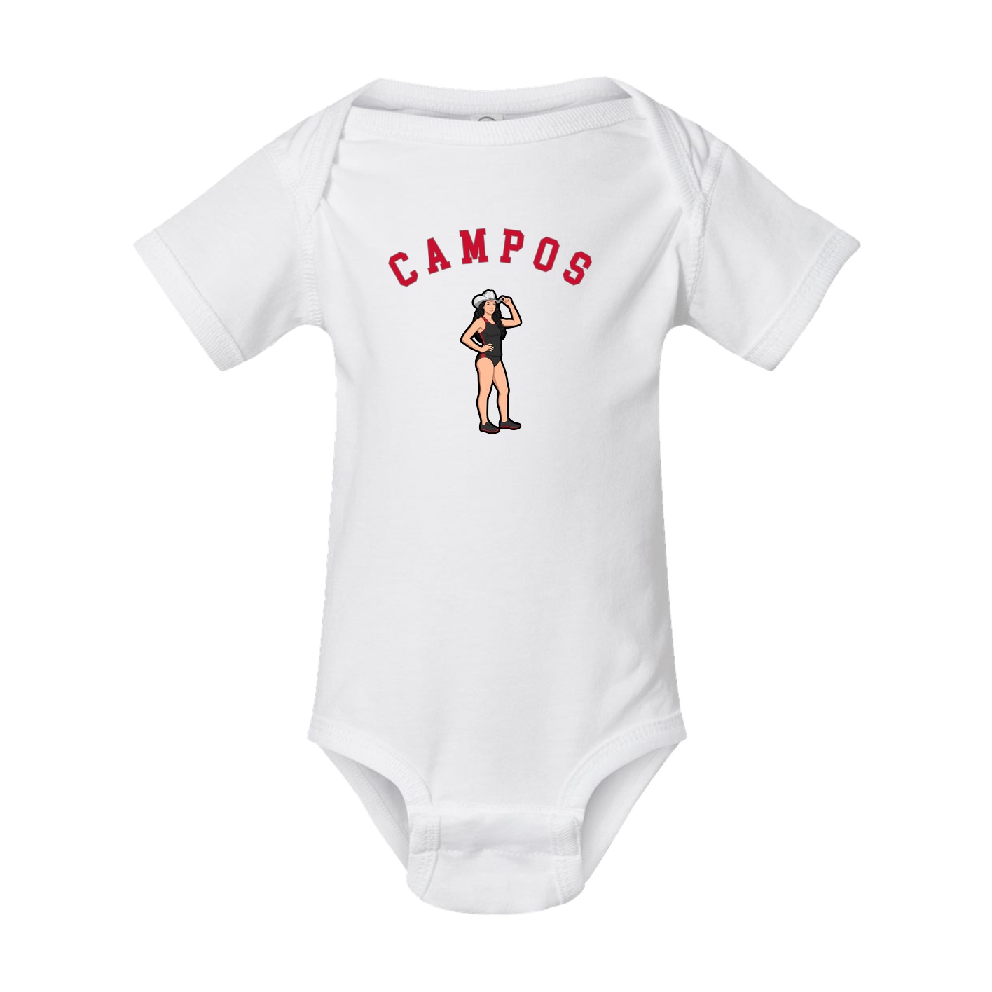 Baby Onesie — Shirsey Arch in White