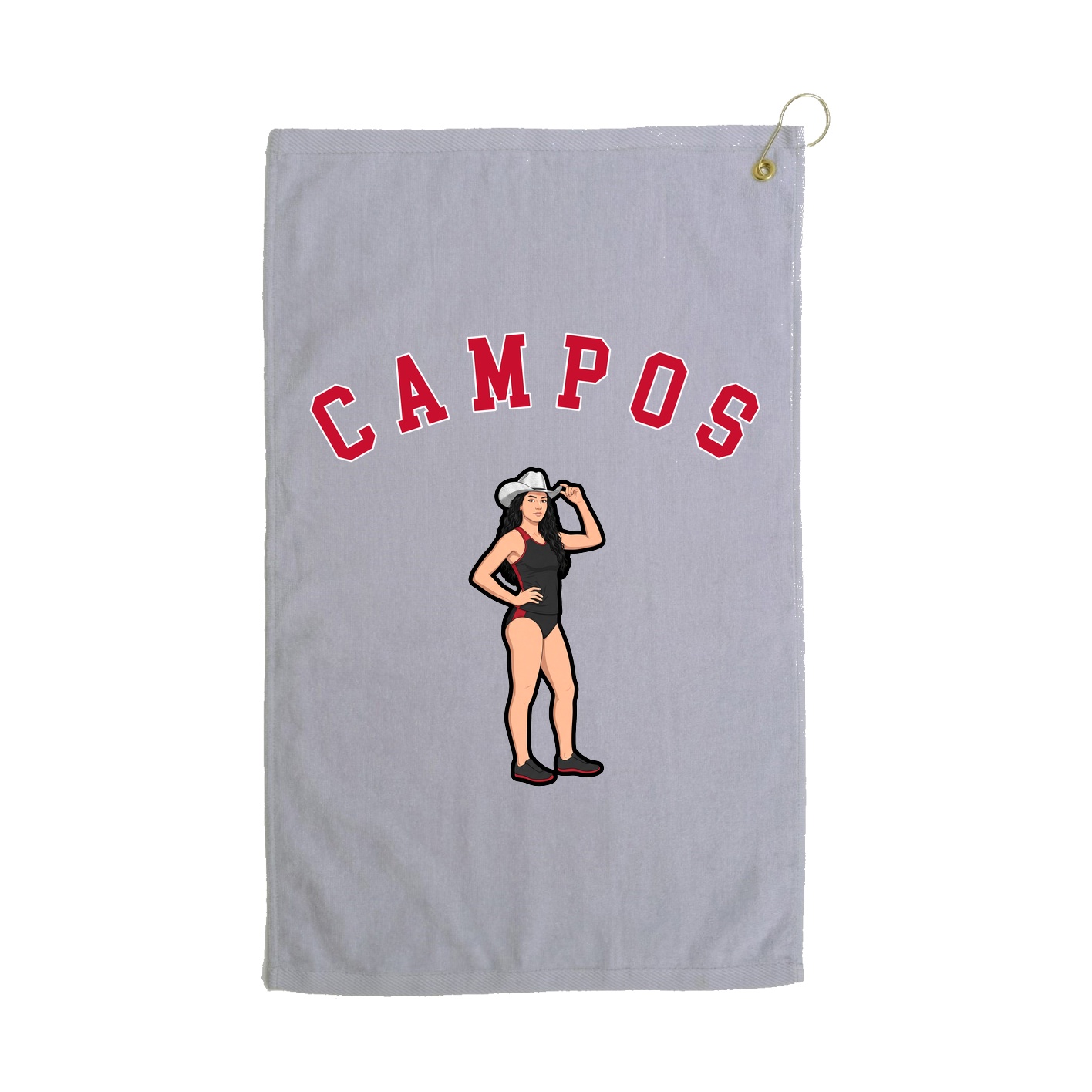 Golf Towel — Shirsey Arch in Grey