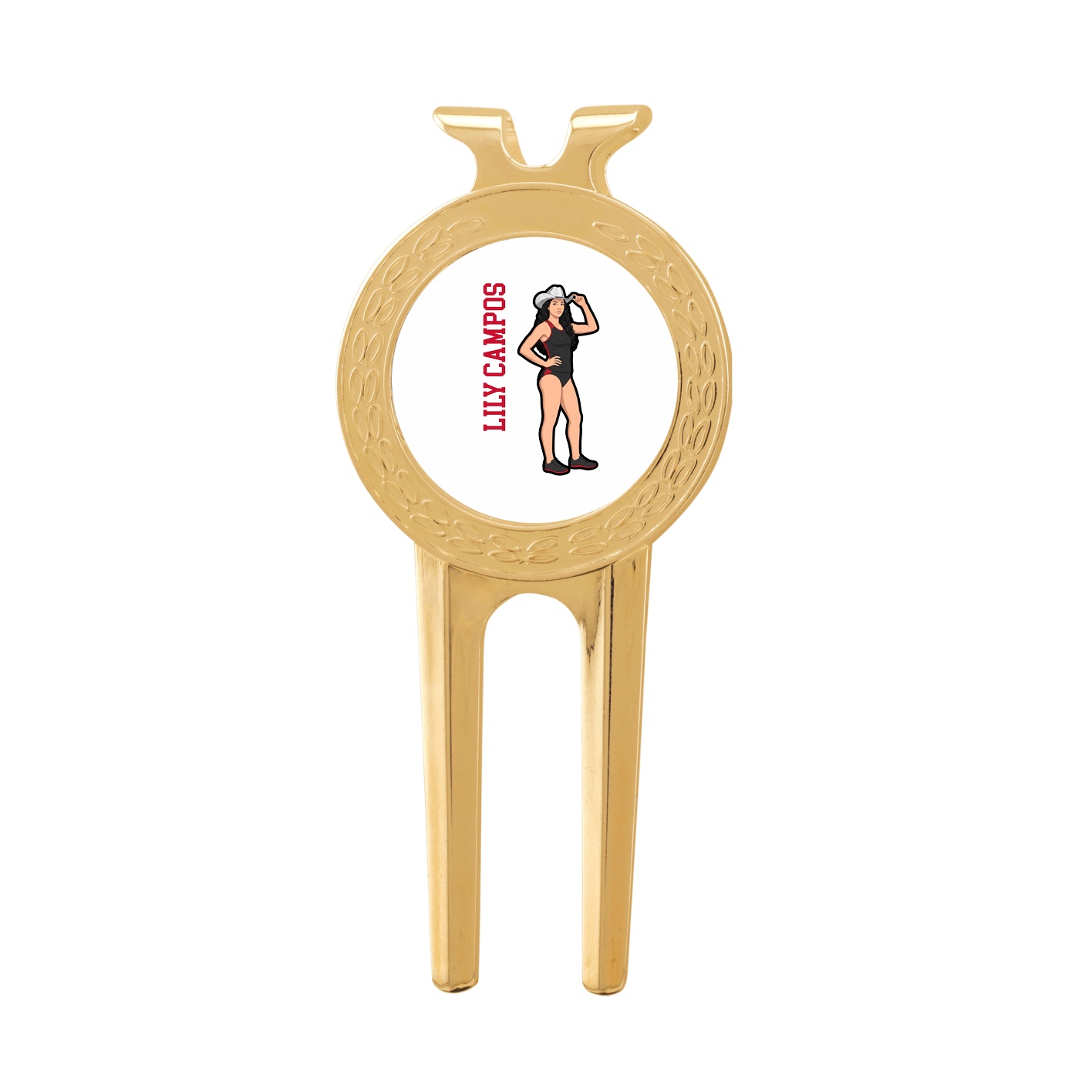 Divot Tool with Ball Marker — Name Vertical in Classic