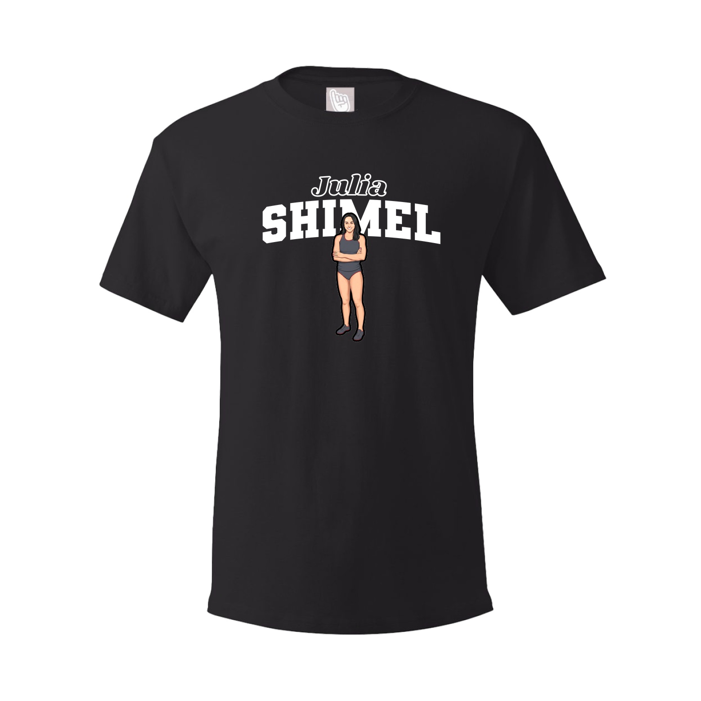 Youth Tee — Name Arch in Black