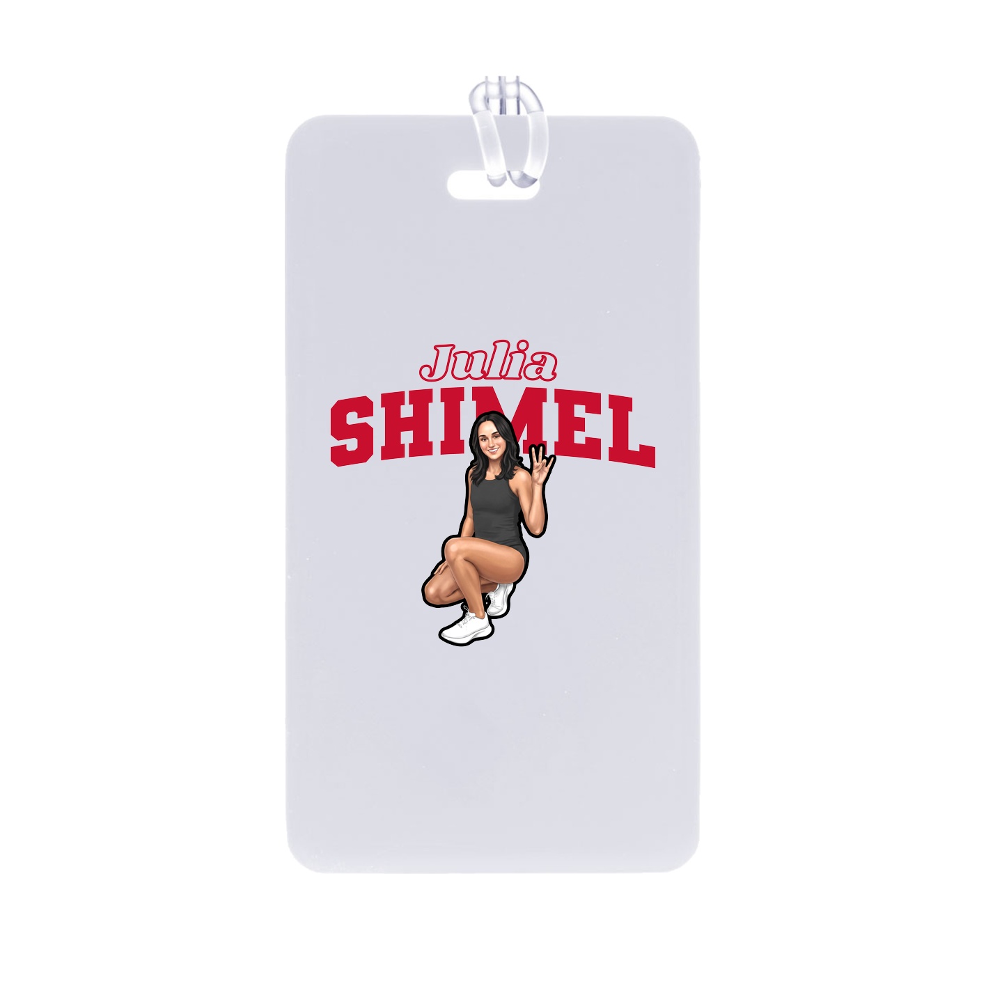 Bag Tag — Name Arch in Classic