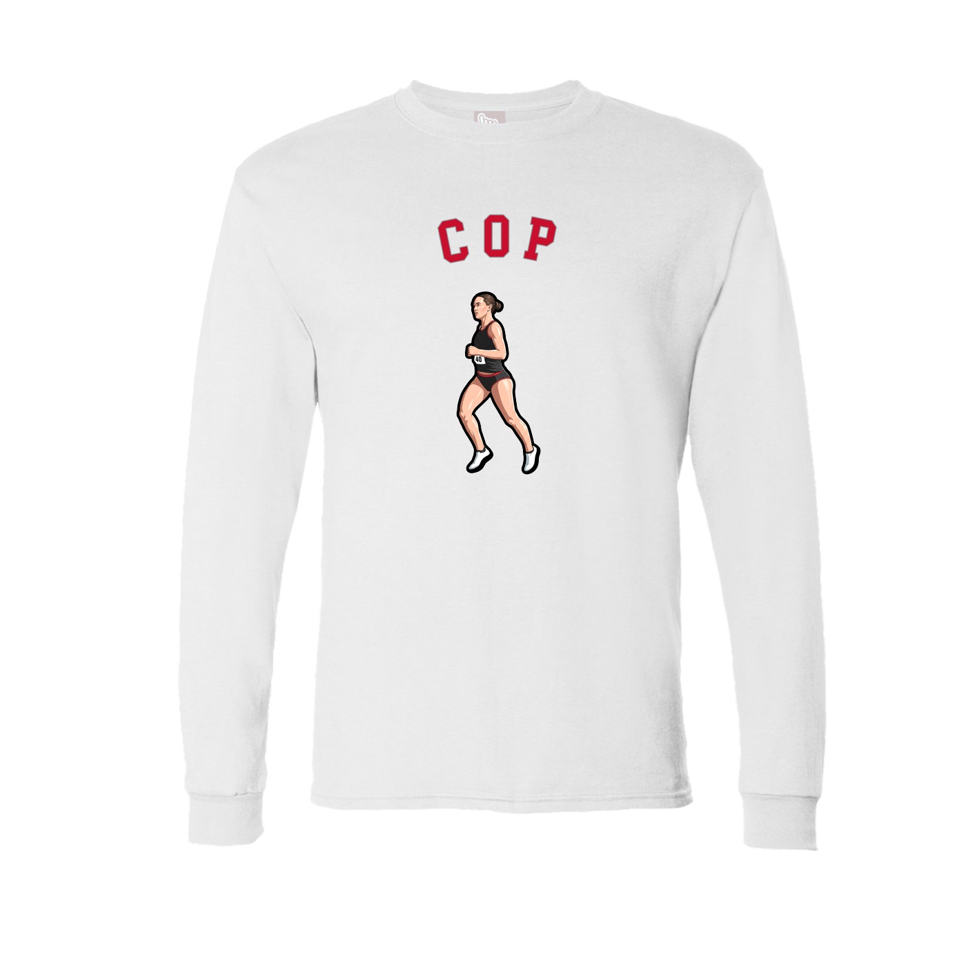 Long Sleeve Tee — Shirsey Arch in White