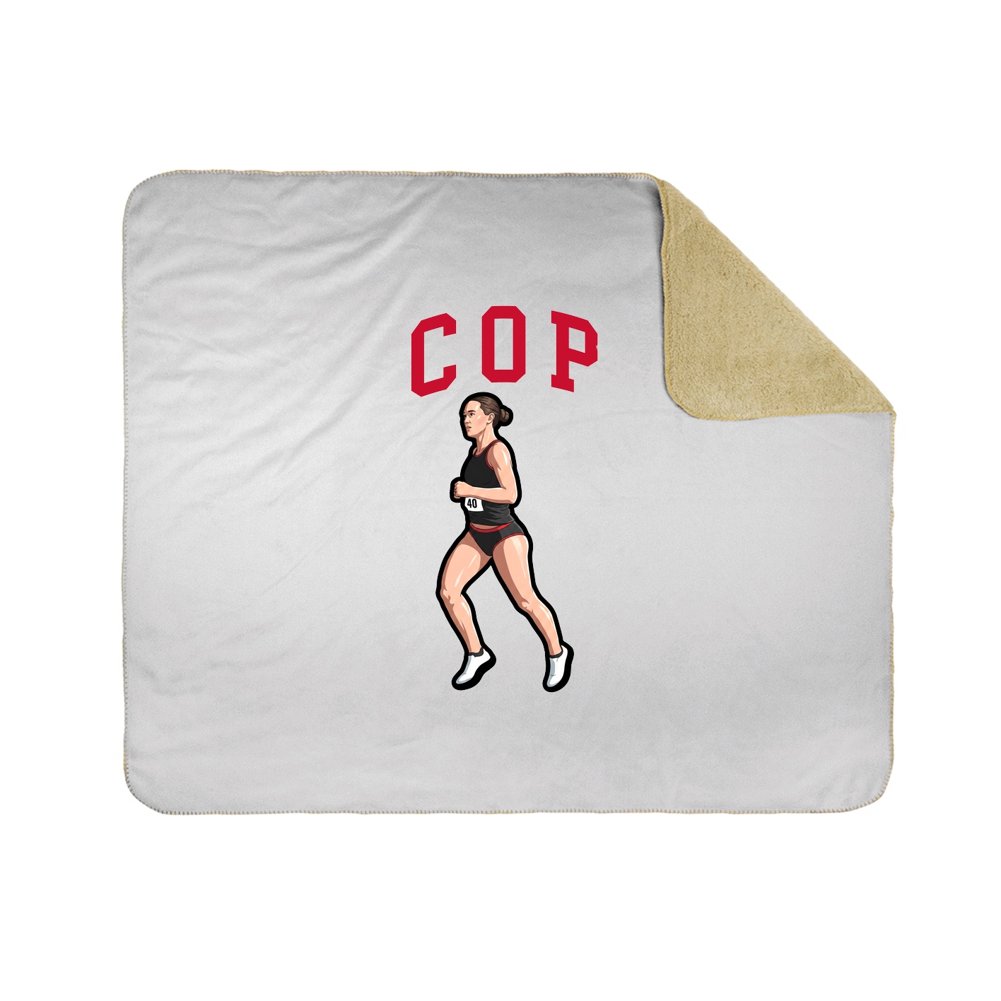 Throw Blanket — Shirsey in White