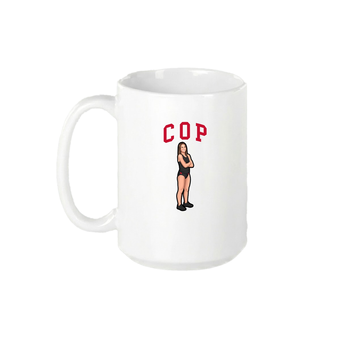 15oz Coffee Mug — Shirsey in White
