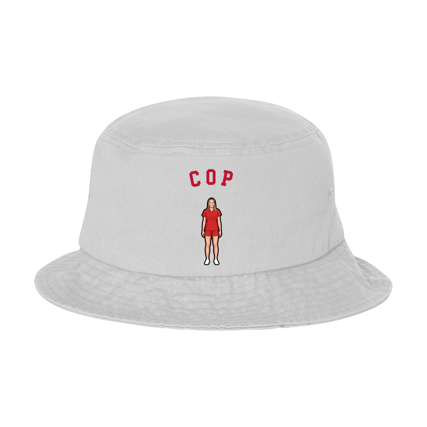 Bucket Cap — Shirsey Arch in White