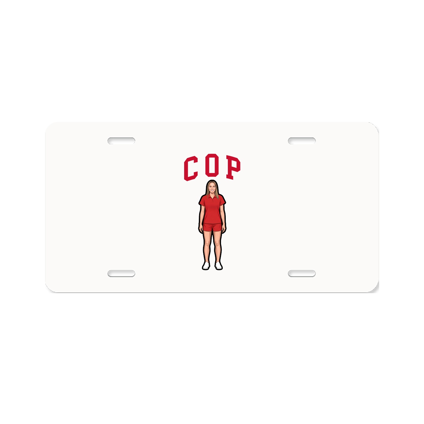 License Plate — Shirsey in Classic
