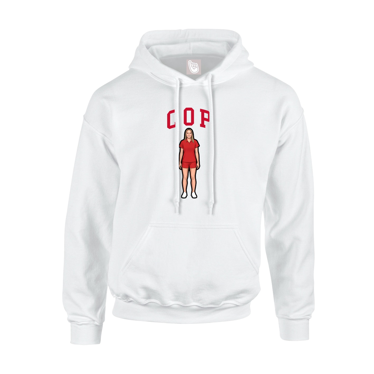 Youth Hoodie — Shirsey in White
