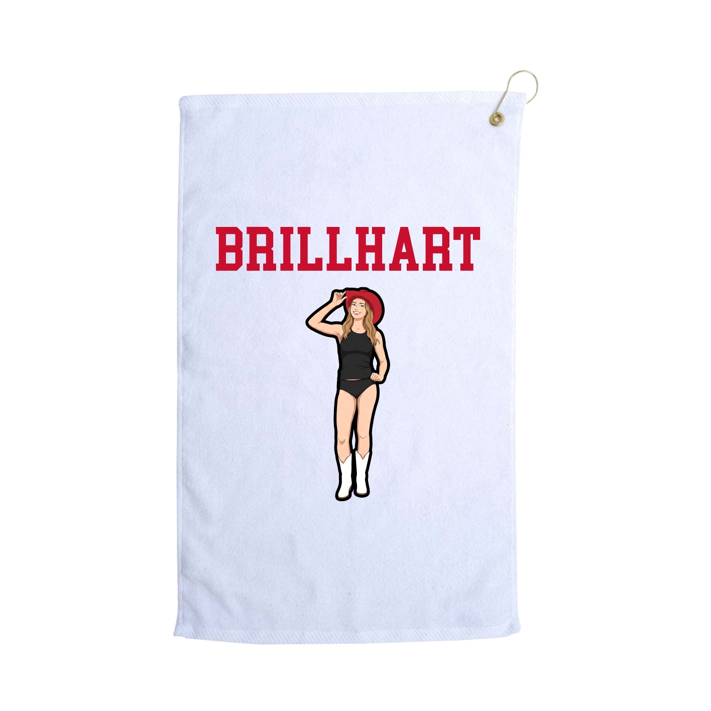 Golf Towel — Shirsey in White