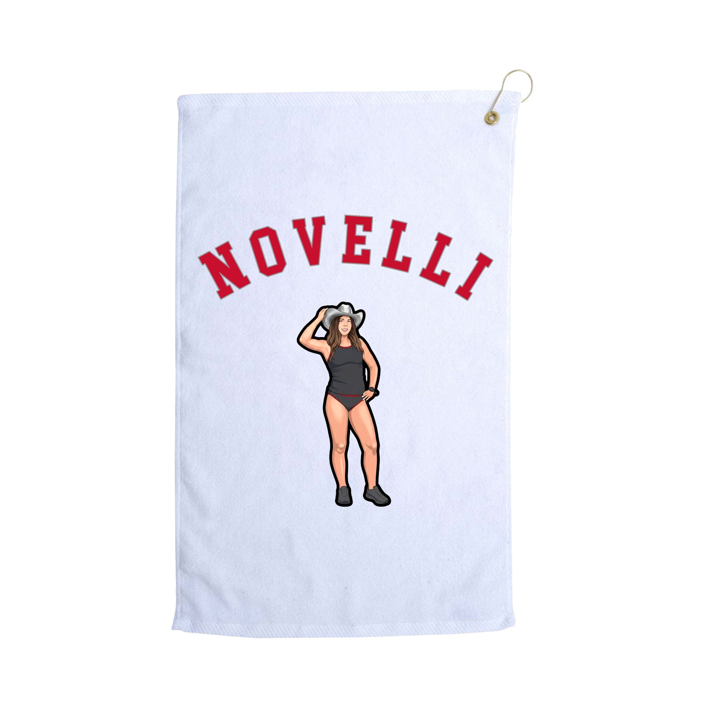 Golf Towel — Shirsey Arch in White