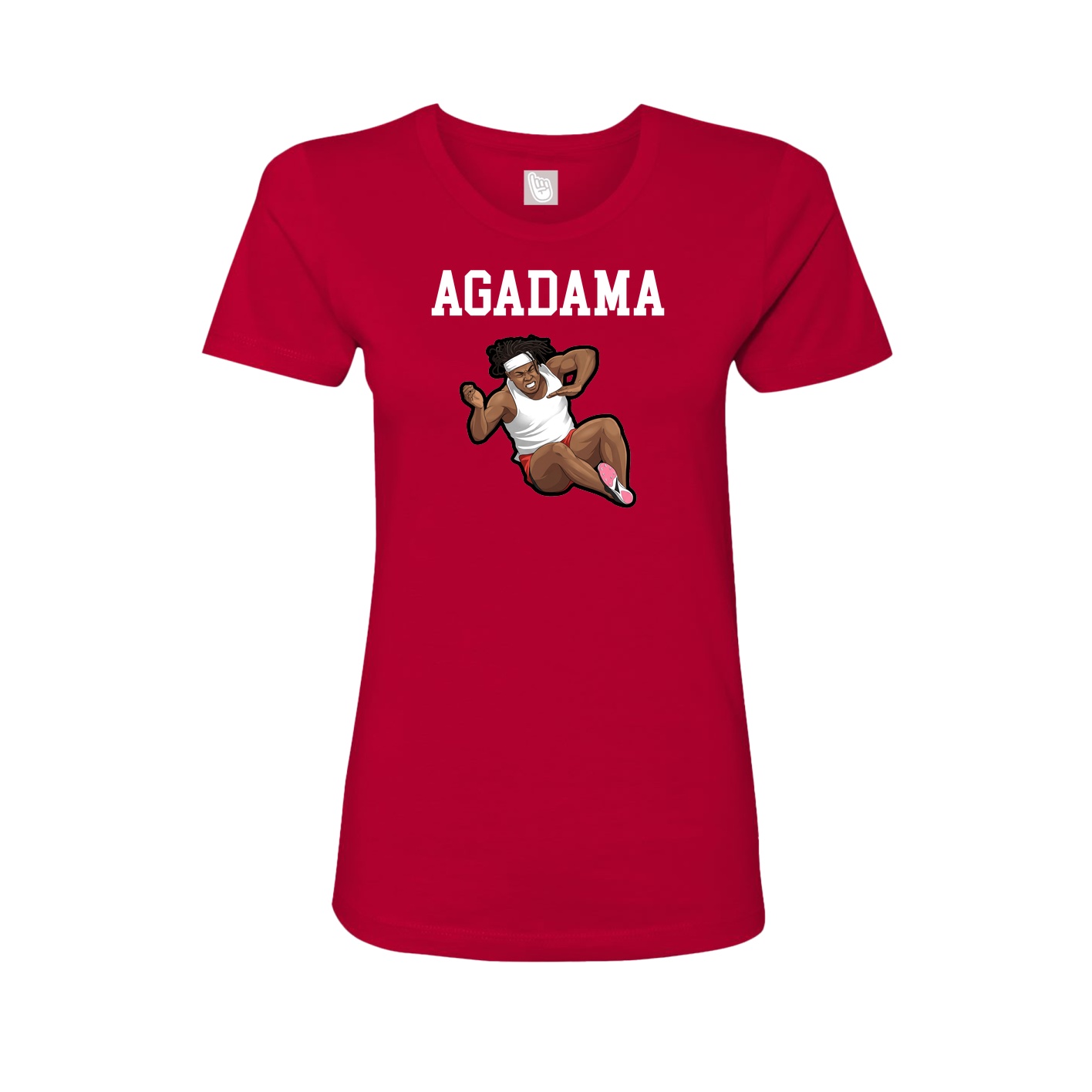 Fitted Women's Tee — Shirsey in Red
